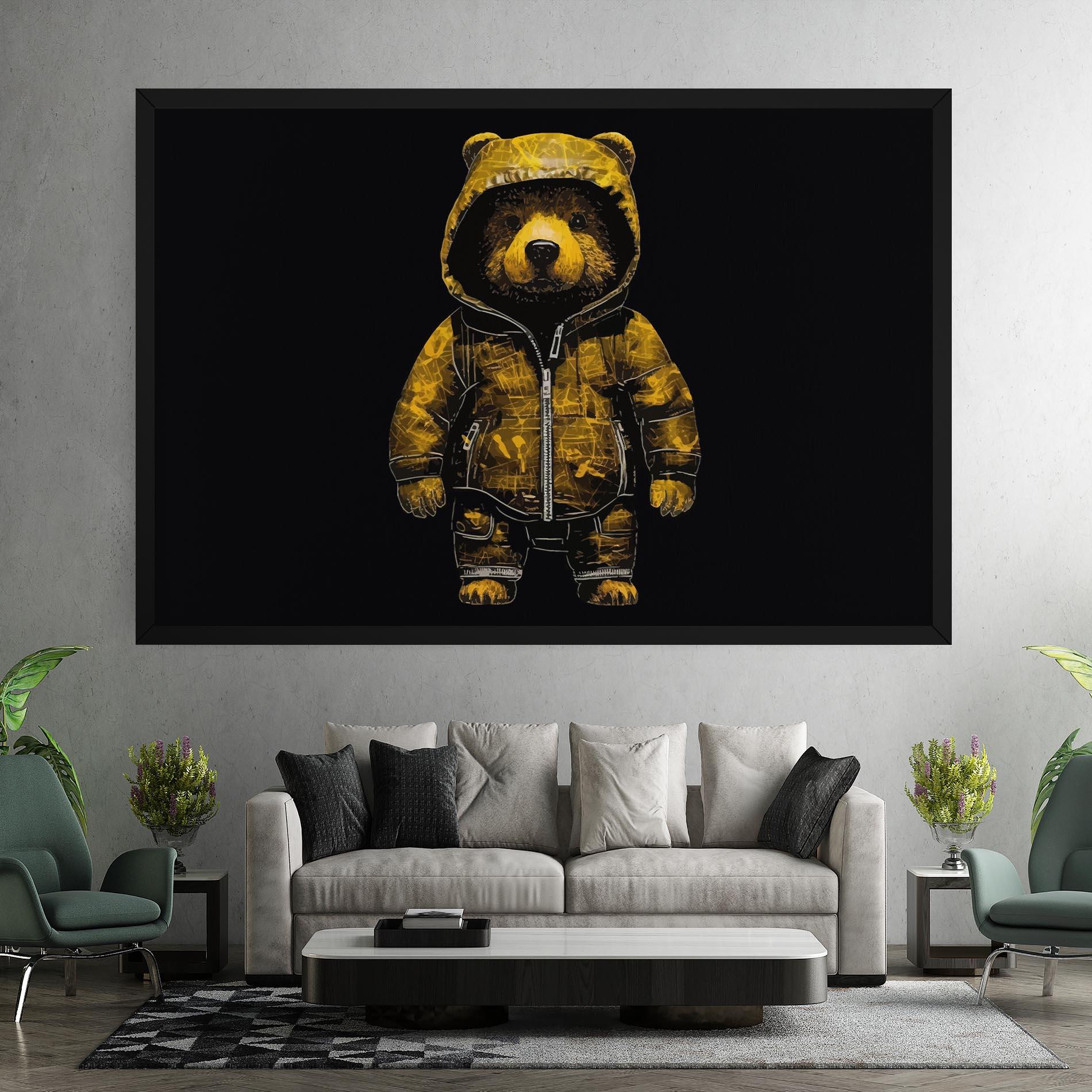 Vászonkép Yellow Bear mockup 7