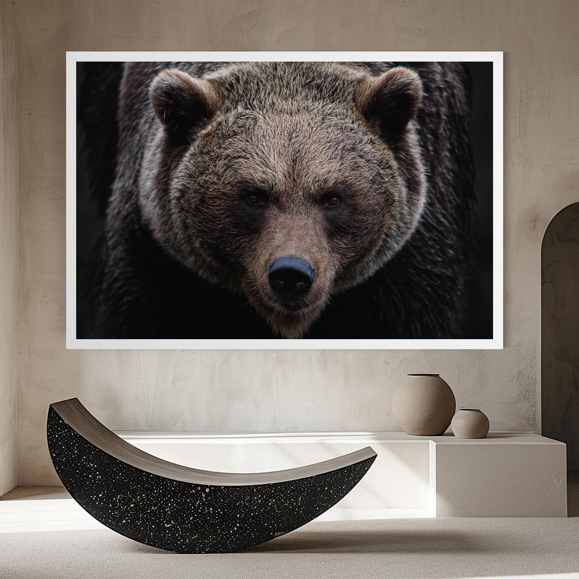 Vászonkép Brown Bear mockup 8