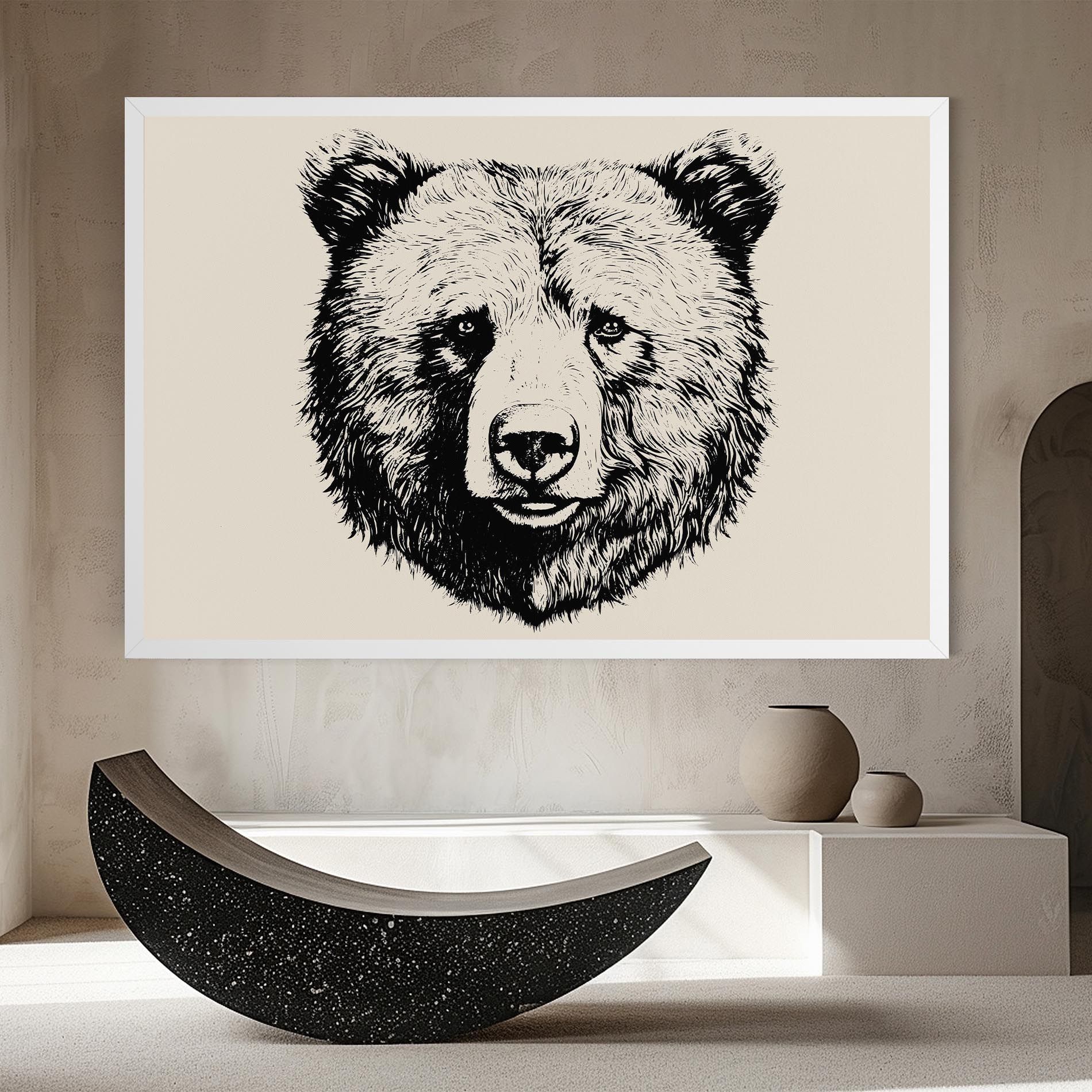 Cream Head Bear mockup 8