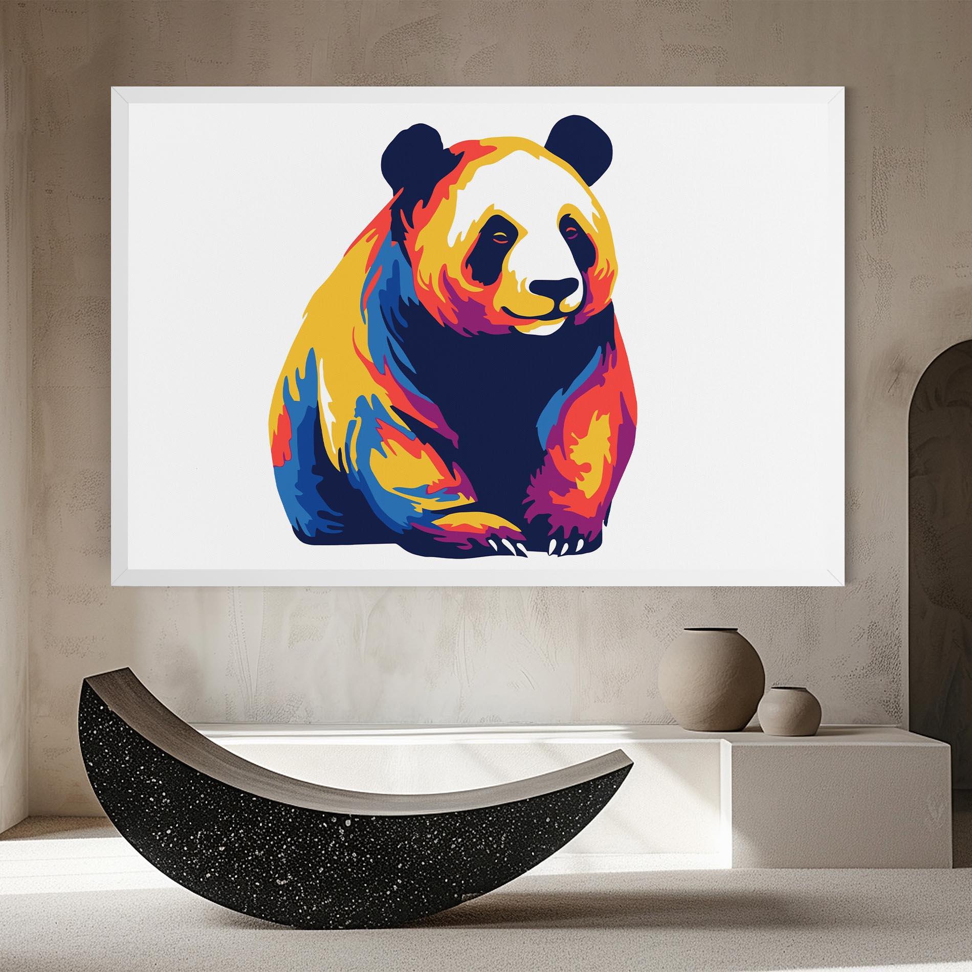 Vászonkép Cute Panda mockup 8