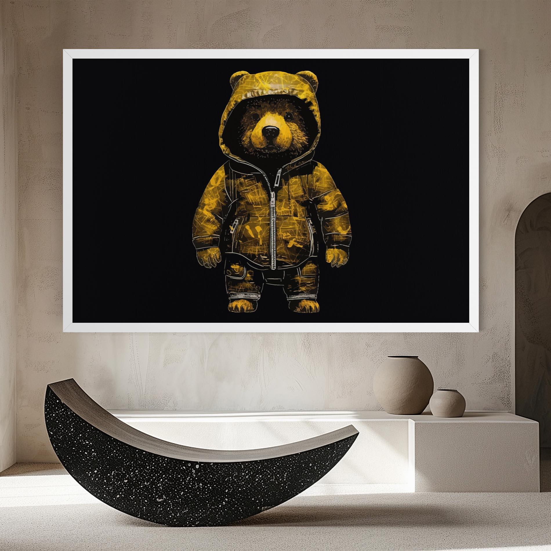 Vászonkép Yellow Bear mockup 8