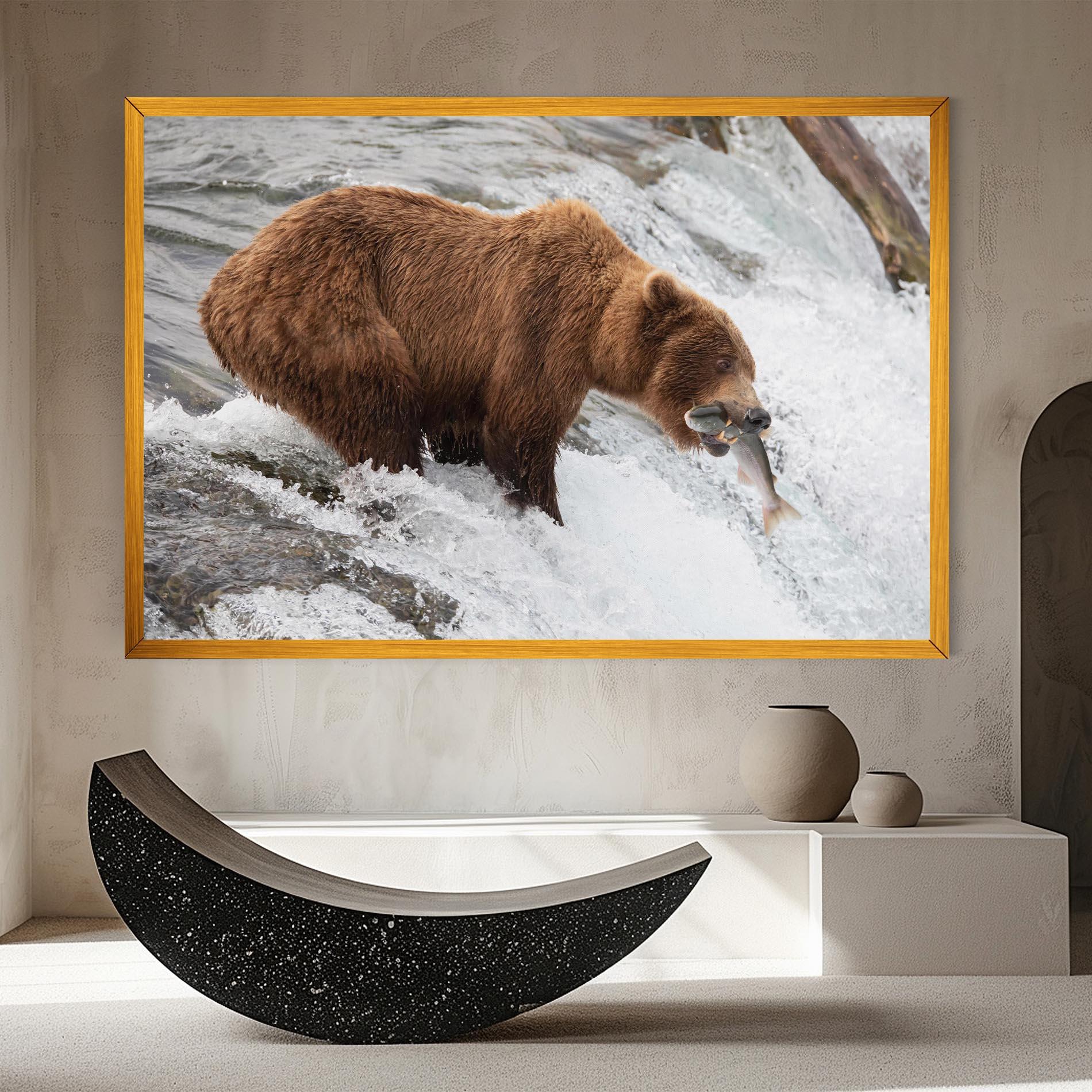 Vászonkép Bear Hunting mockup 8