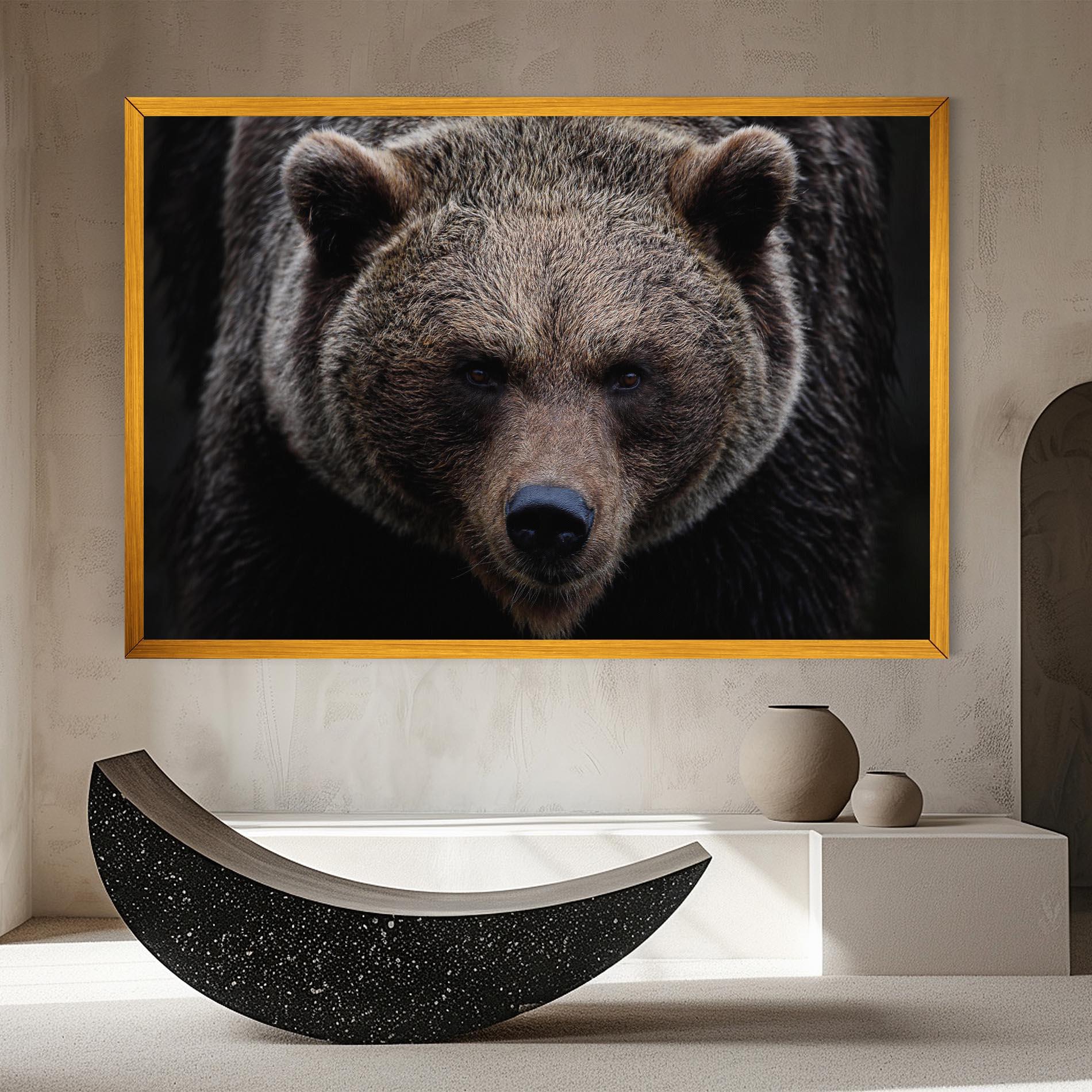 Vászonkép Brown Bear mockup 8