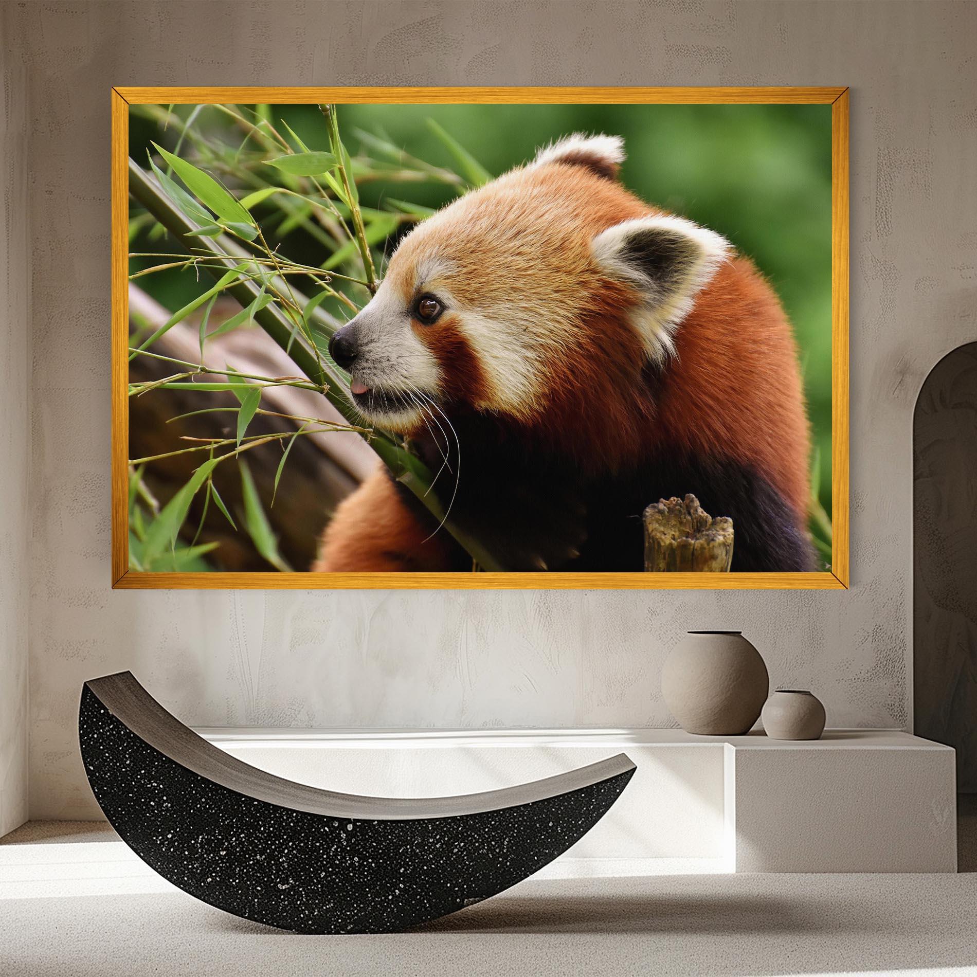 Vászonkép Cute Red Panda mockup 8