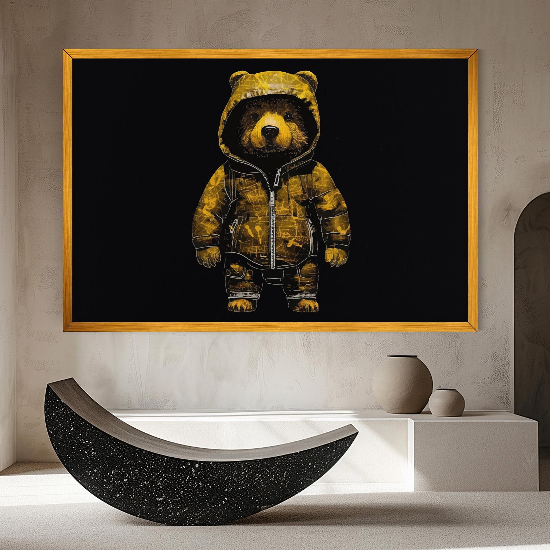 Vászonkép Yellow Bear mockup 8