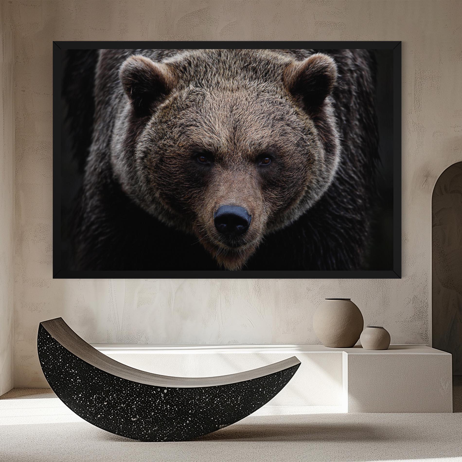 Vászonkép Brown Bear mockup 8