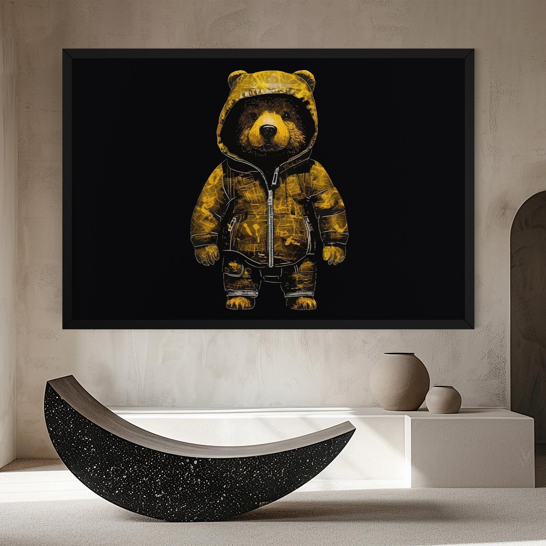 Vászonkép Yellow Bear mockup 8