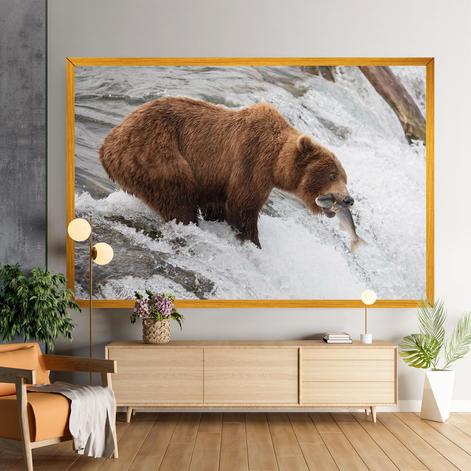 Vászonkép Bear Hunting mockup 9