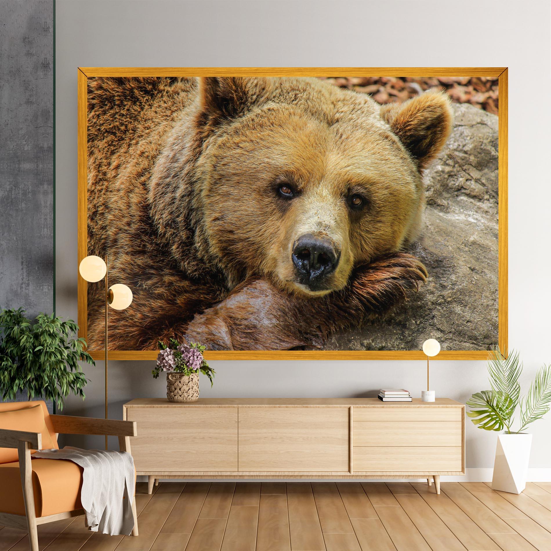 Vászonkép Bear mockup 9