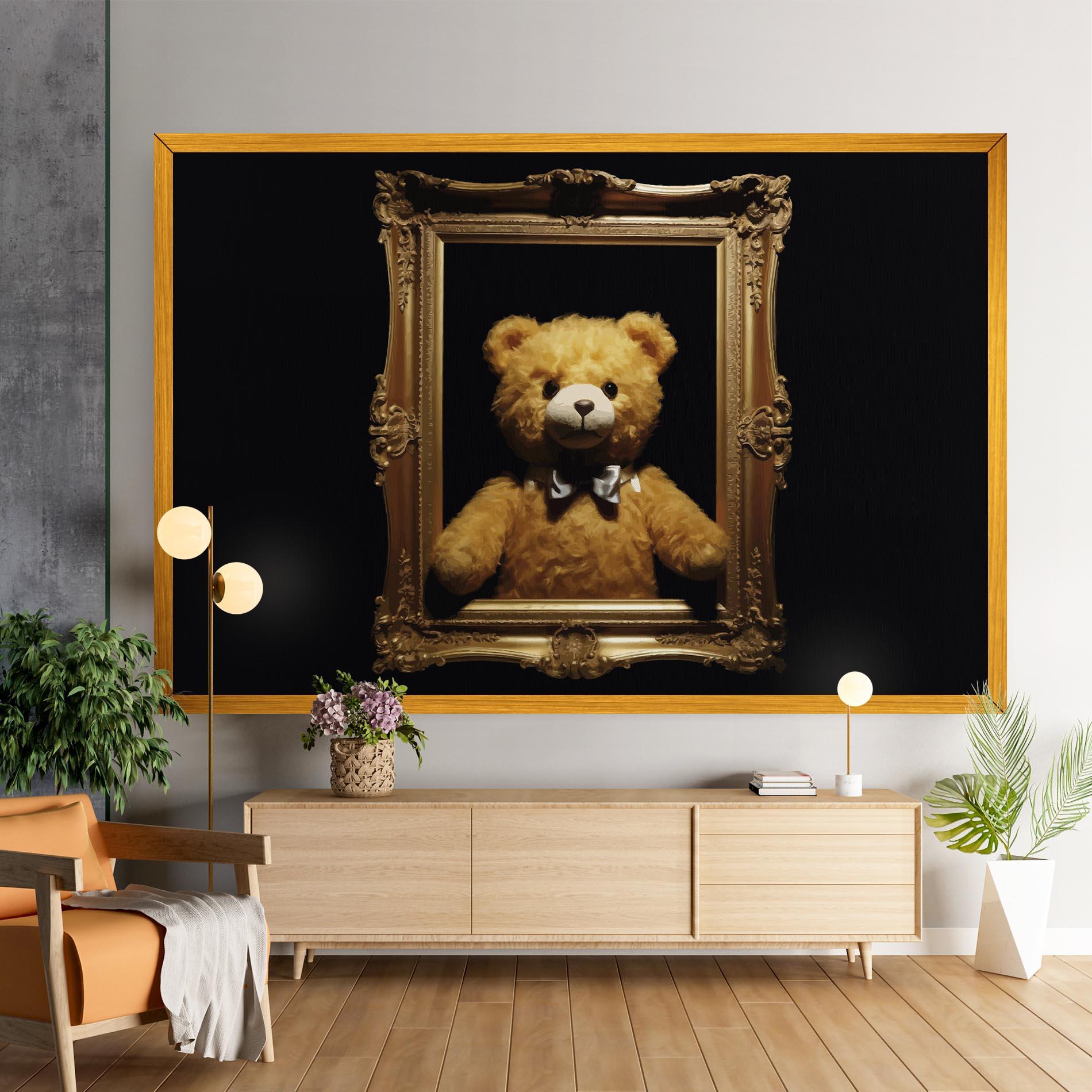Vászonkép Frame Bear mockup 9