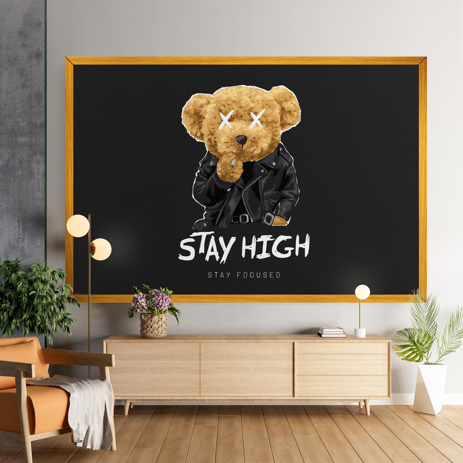 Vászonkép Stay Focused mockup 9