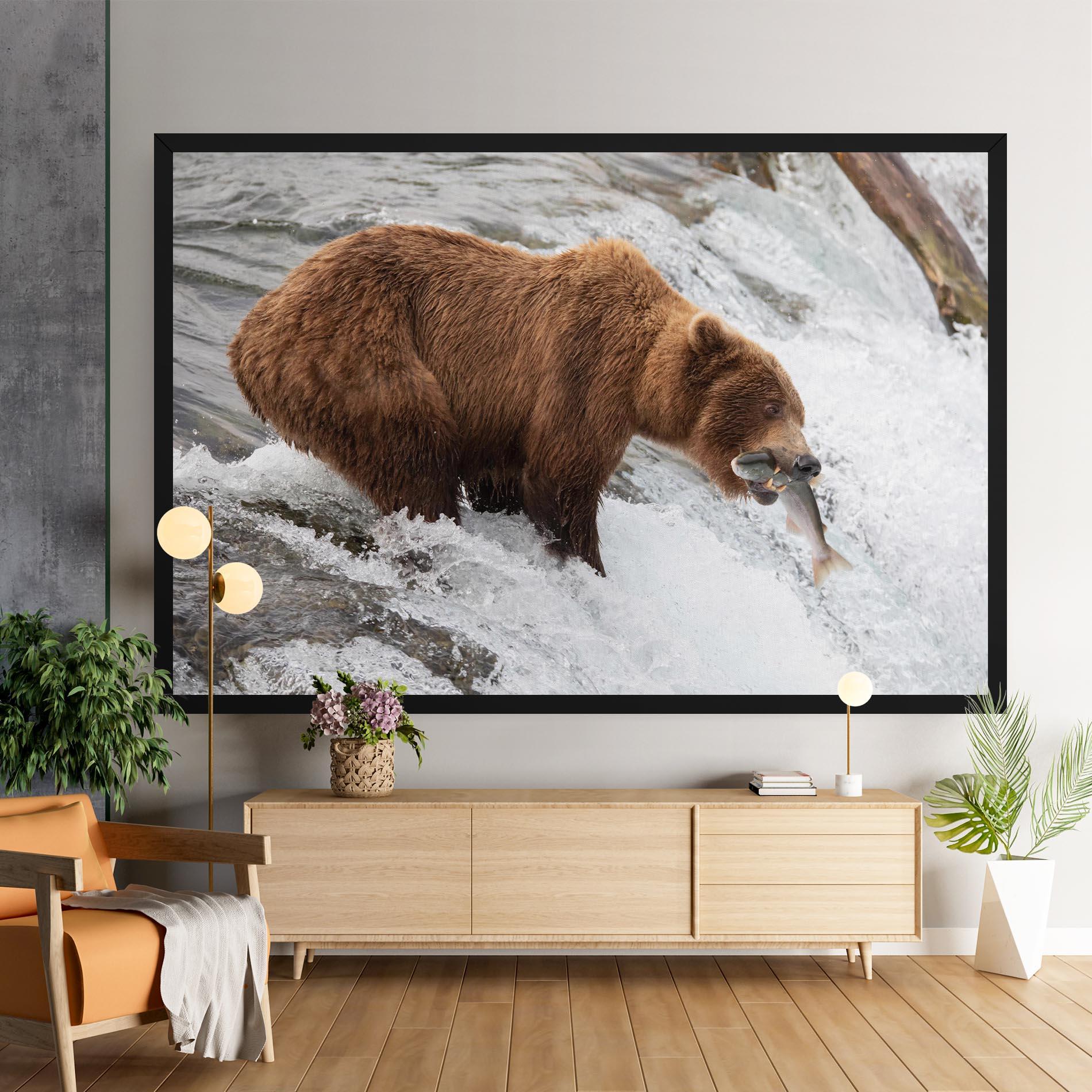Vászonkép Bear Hunting mockup 9