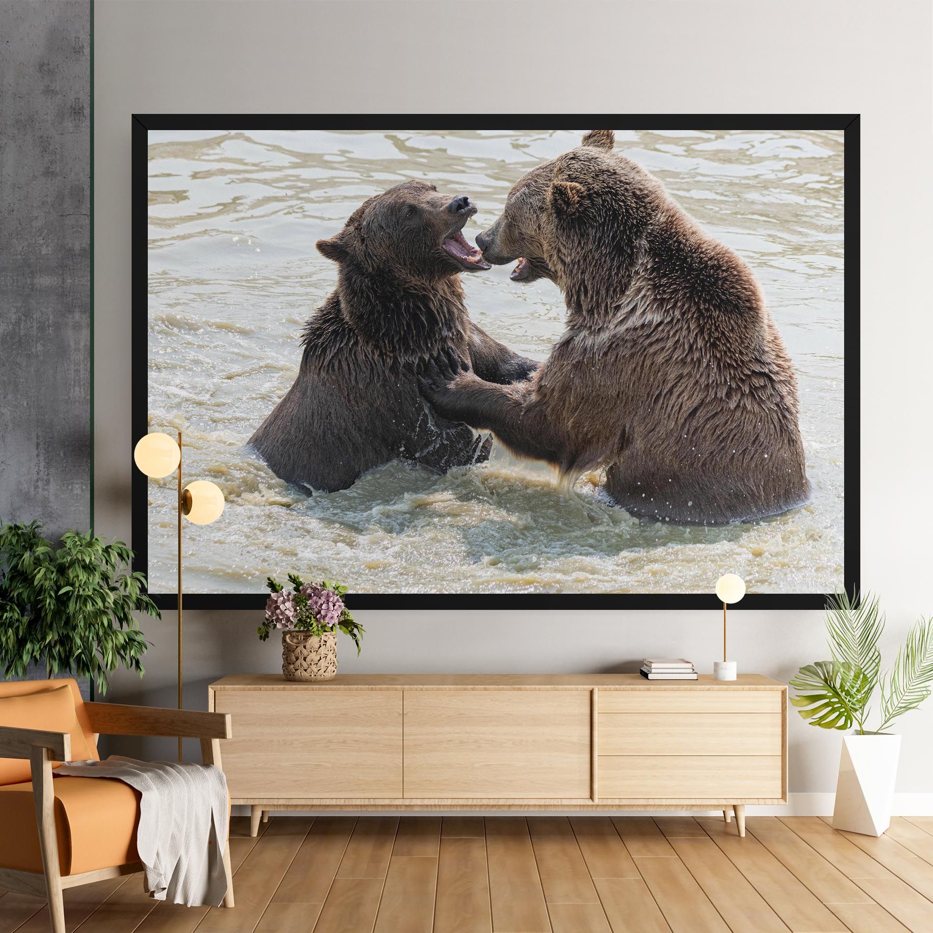 Bears Fighting mockup 9