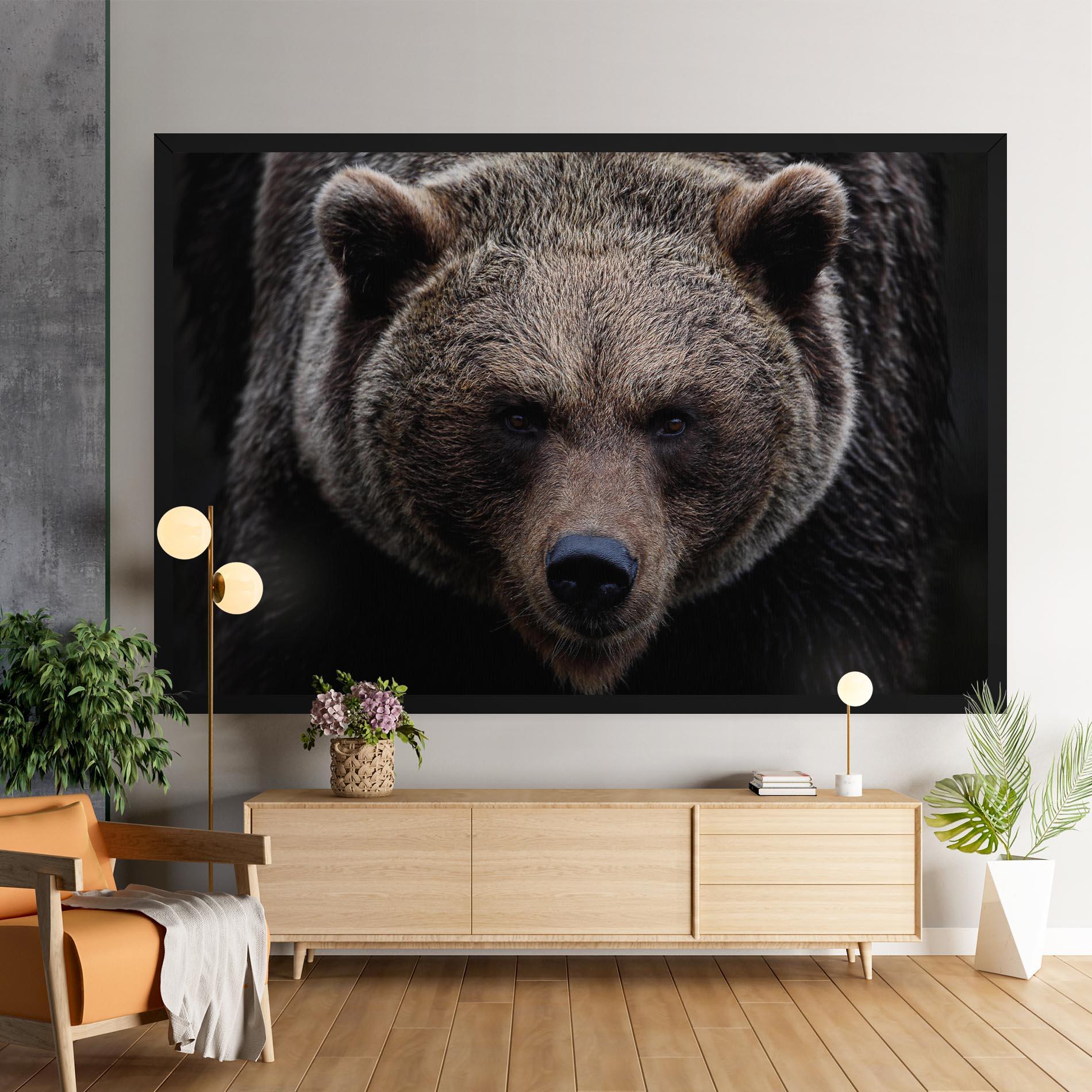 Vászonkép Brown Bear mockup 9