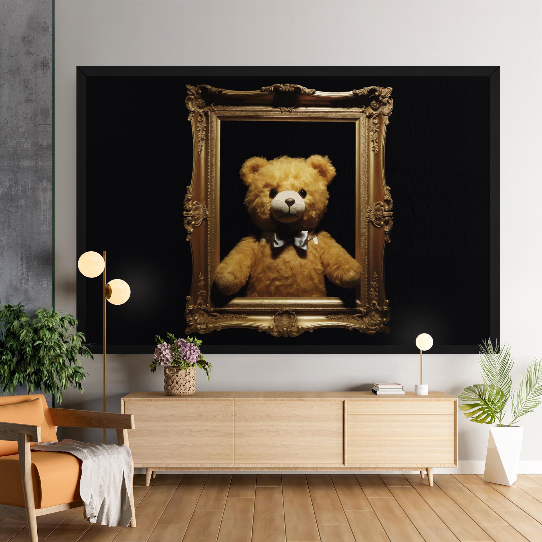 Vászonkép Frame Bear mockup 9
