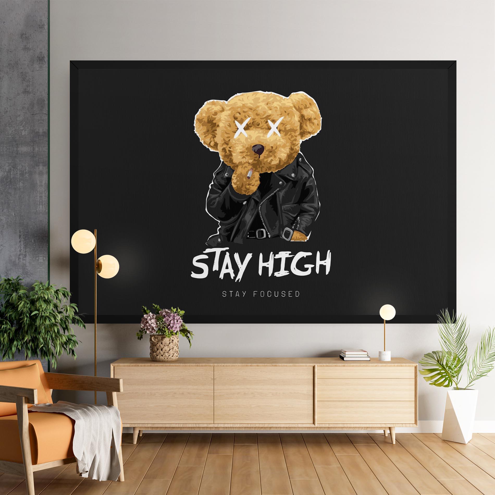 Vászonkép Stay Focused mockup 9