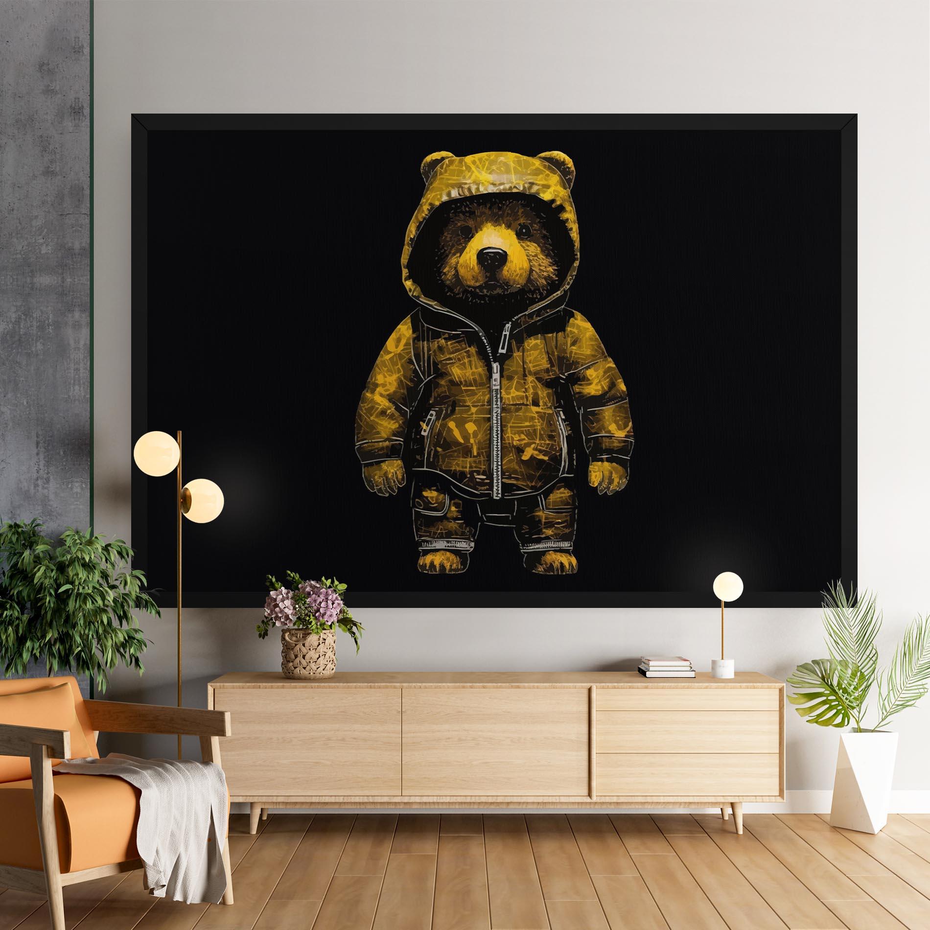 Vászonkép Yellow Bear mockup 9
