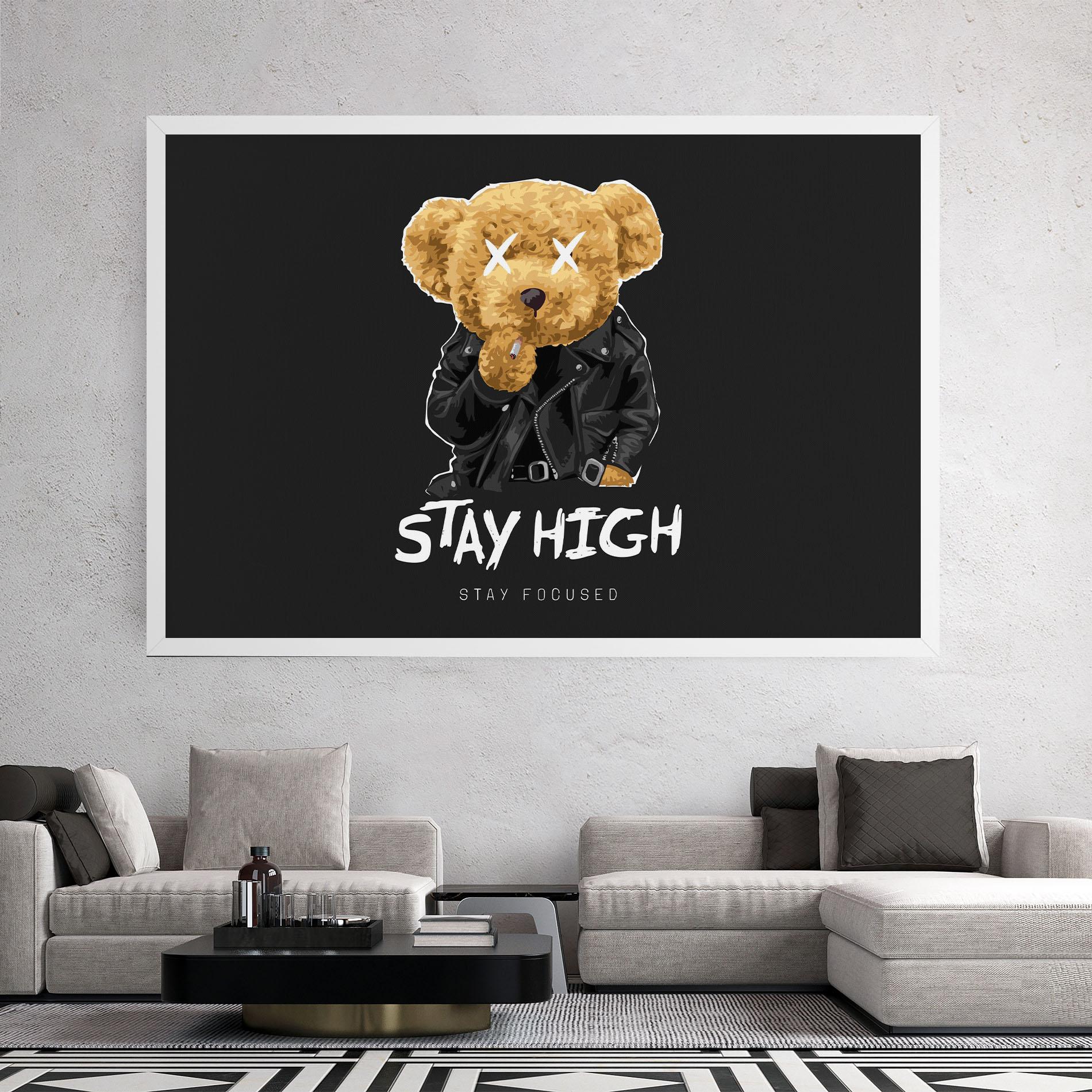 Vászonkép Stay Focused mockup 2