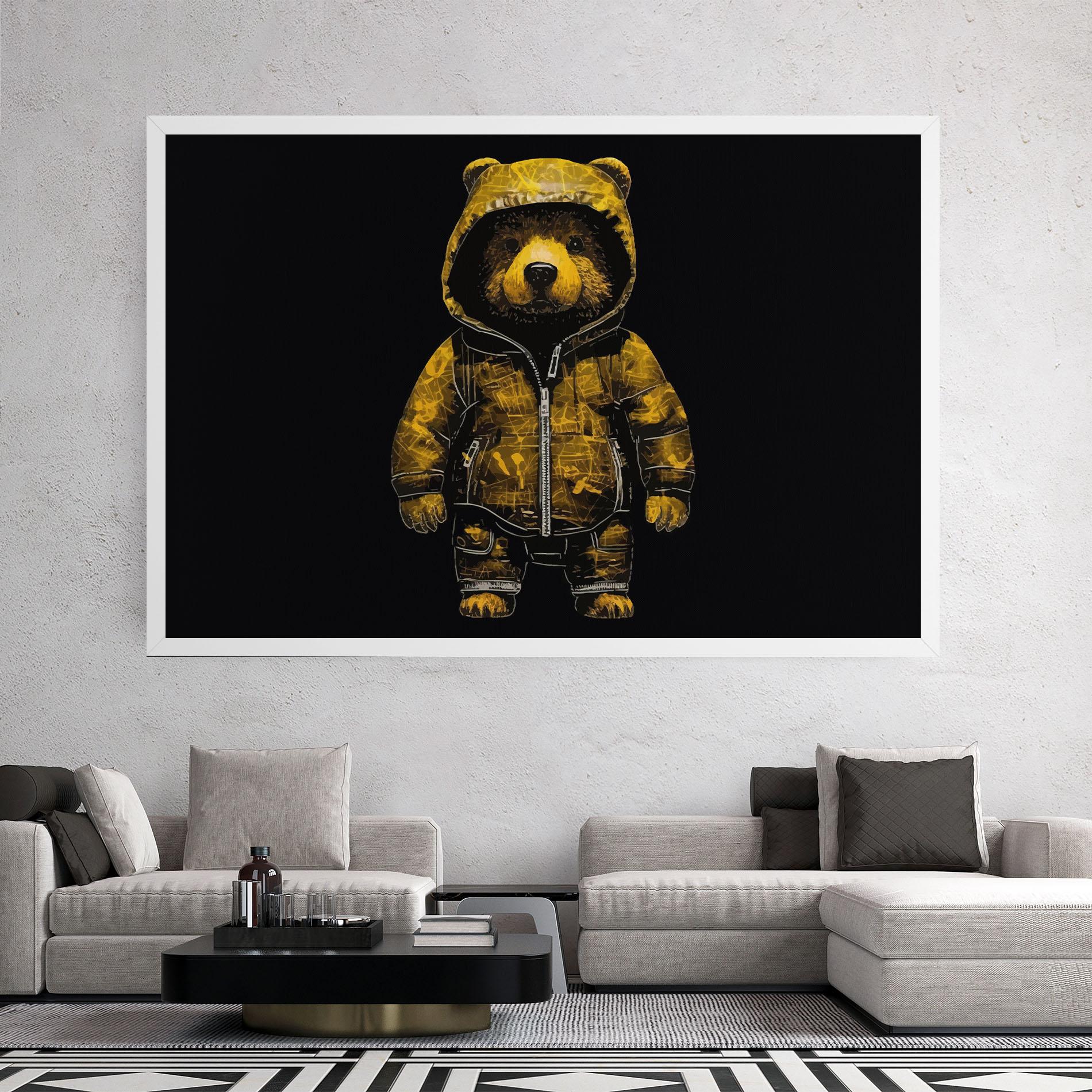 Vászonkép Yellow Bear mockup 2