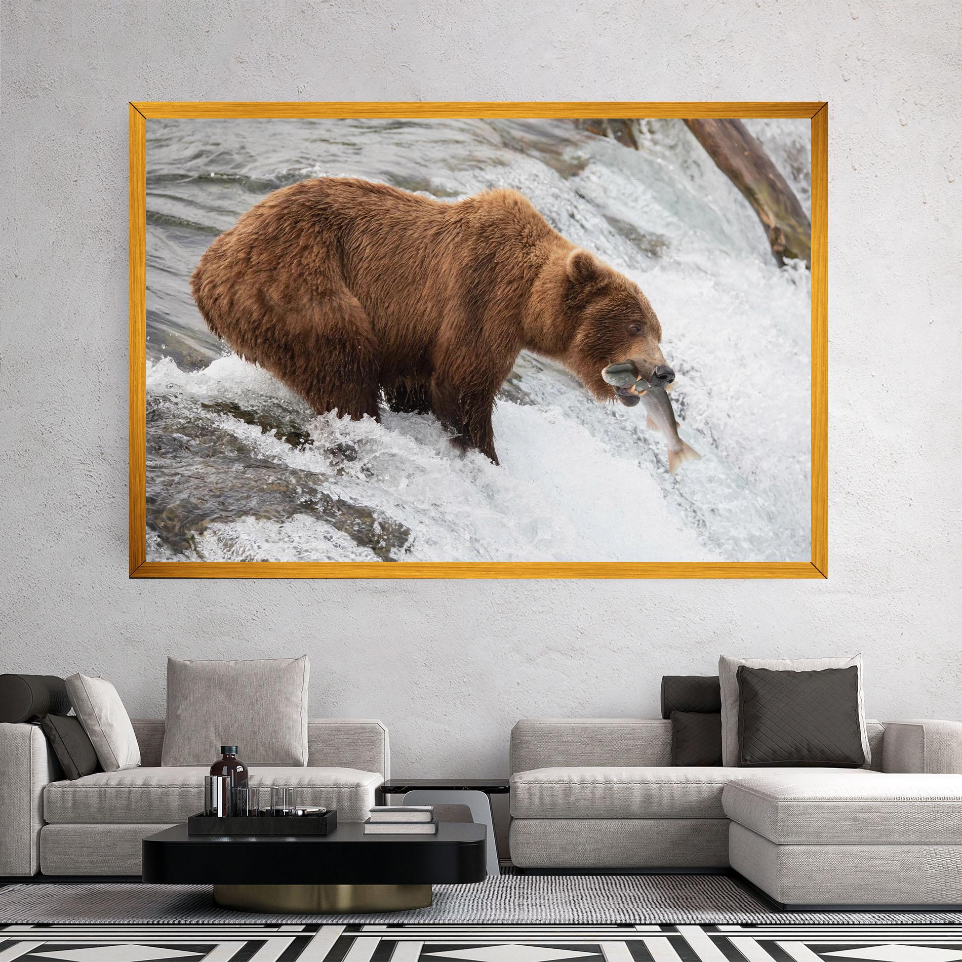 Vászonkép Bear Hunting mockup 2