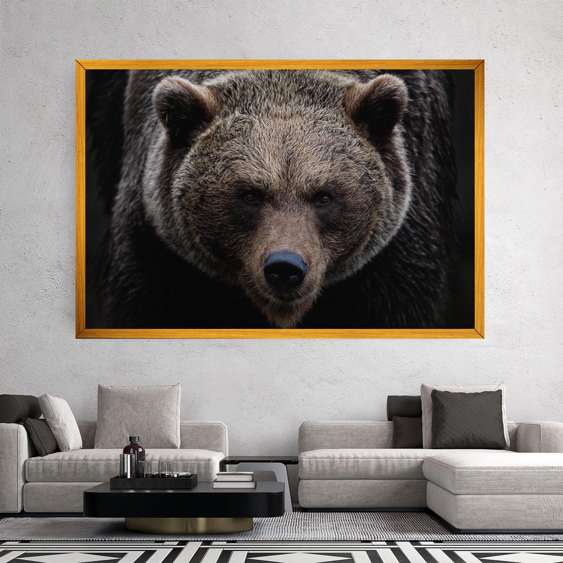 Vászonkép Brown Bear mockup 2
