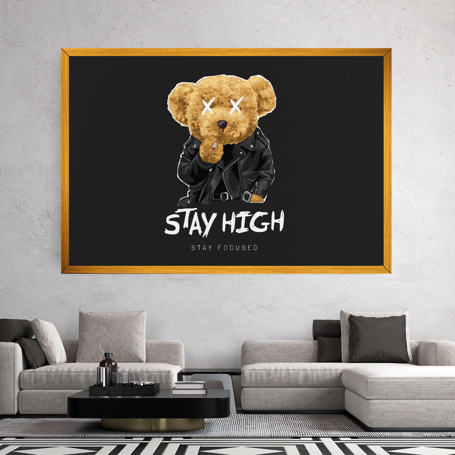 Vászonkép Stay Focused mockup 2