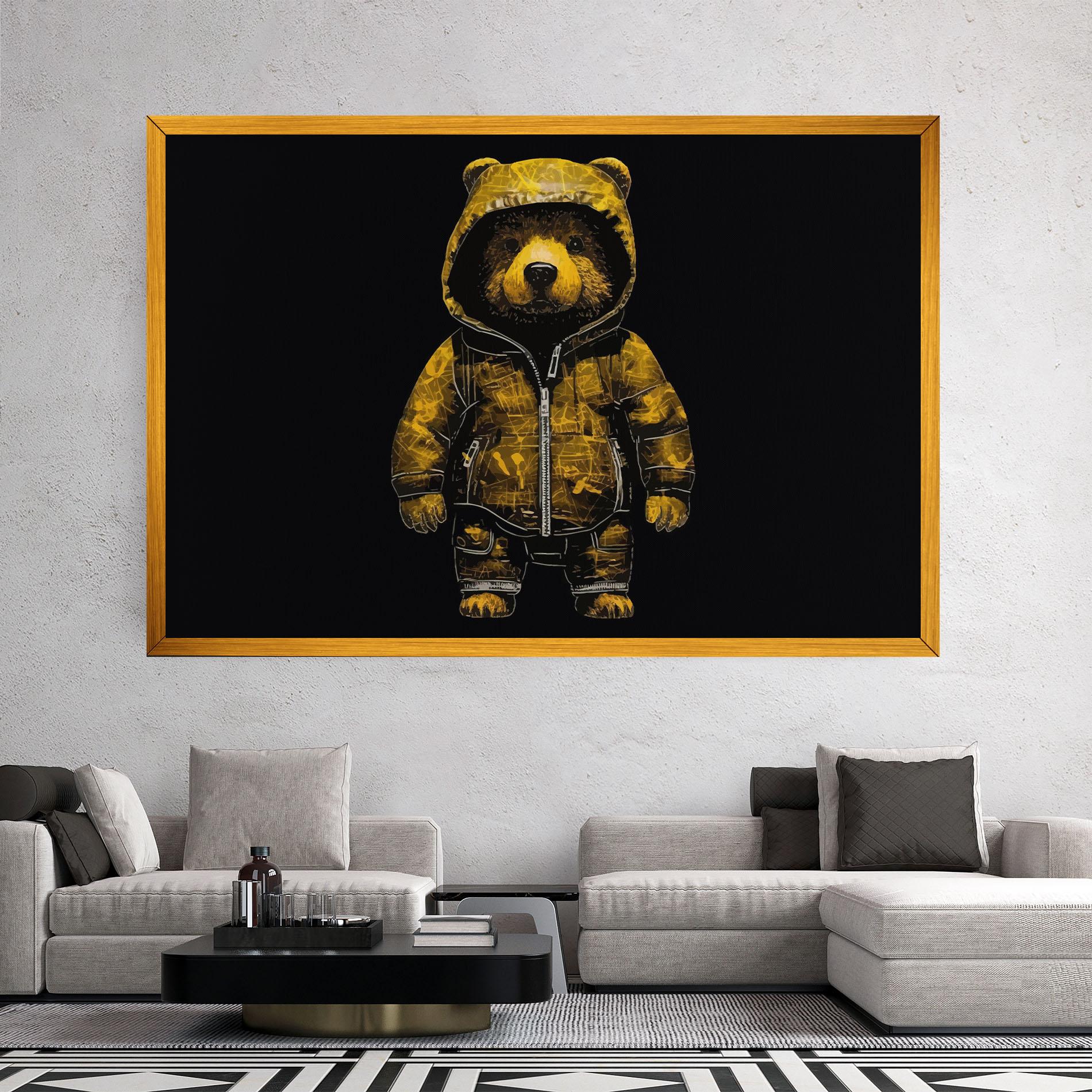 Vászonkép Yellow Bear mockup 2