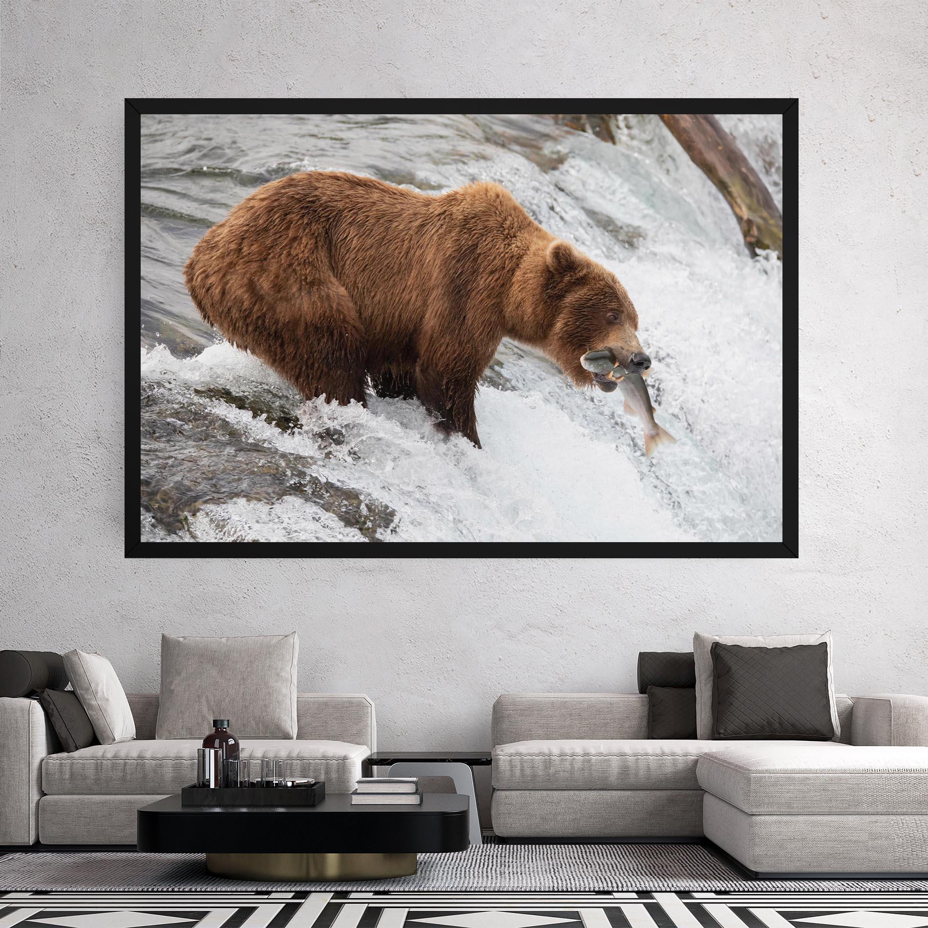 Vászonkép Bear Hunting mockup 2