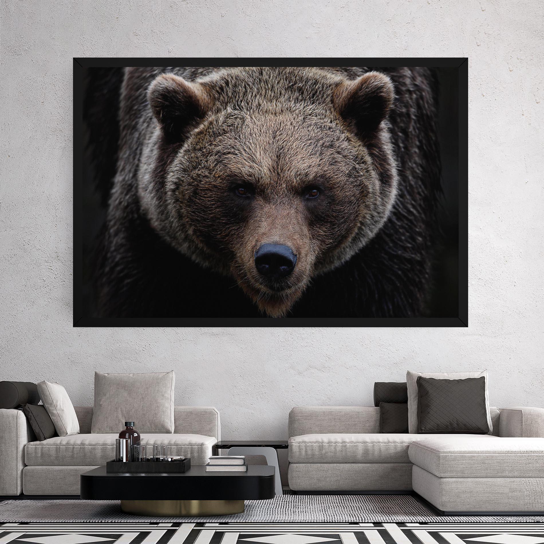 Vászonkép Brown Bear mockup 2