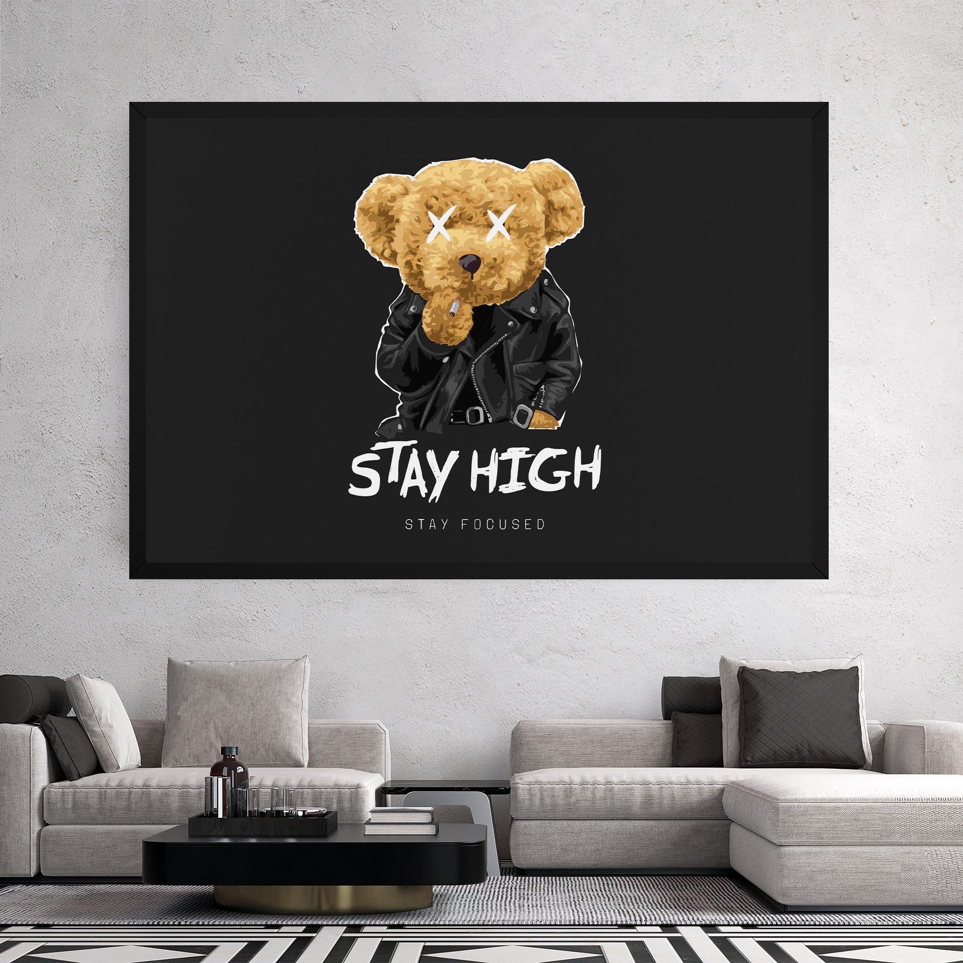 Vászonkép Stay Focused mockup 2