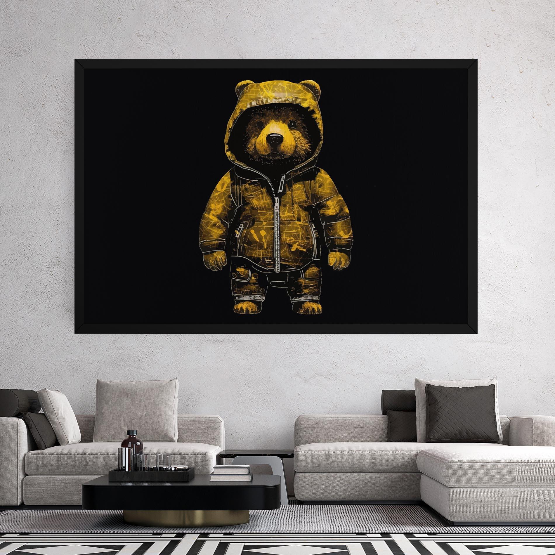 Vászonkép Yellow Bear mockup 2