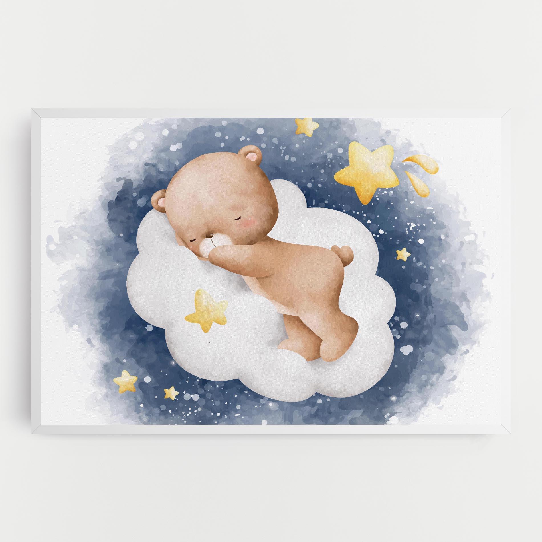 Vászonkép Bear Cloud Sleep mockup 0