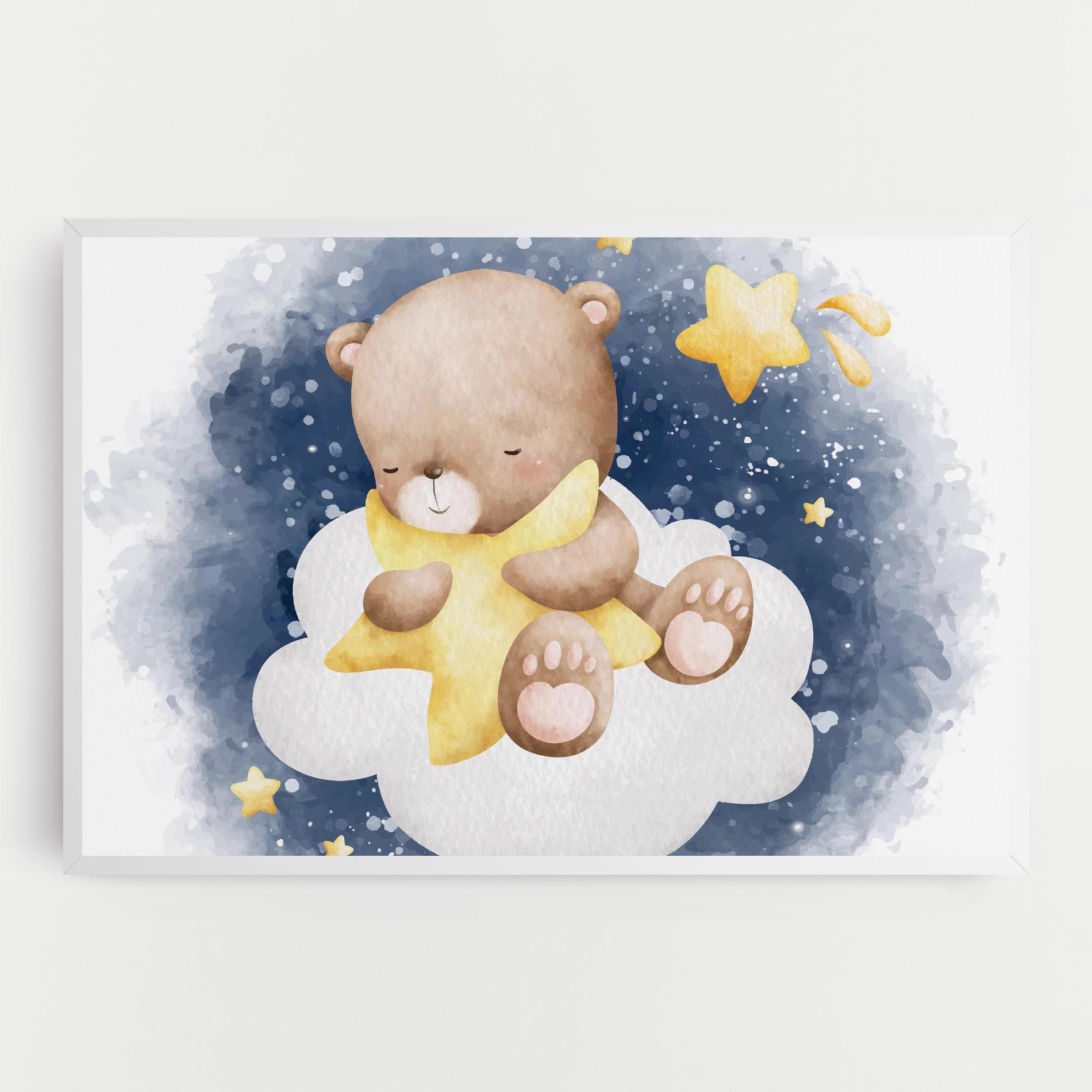 Vászonkép Bear Cloud Star mockup 0