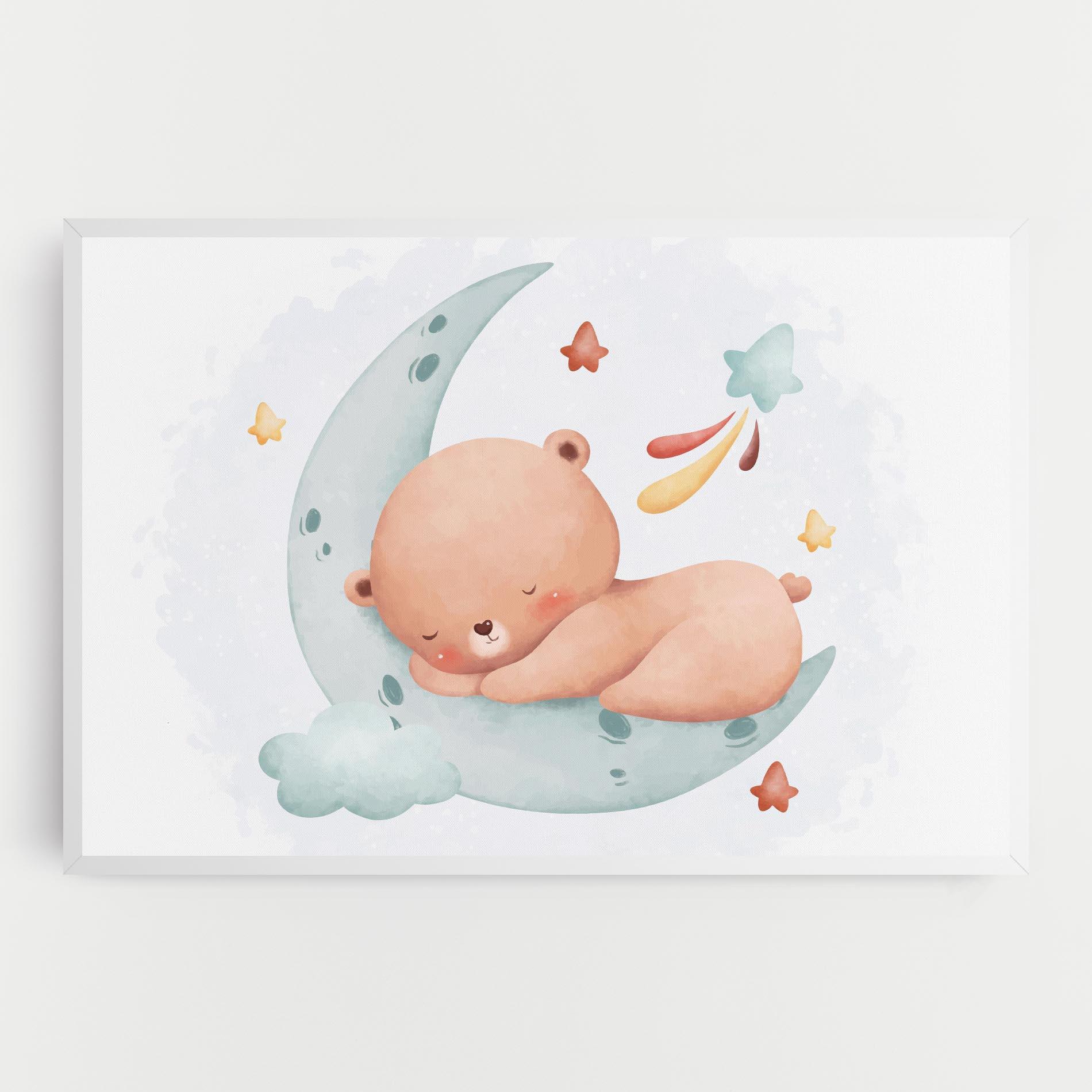 Vászonkép Blue Moon Bear mockup 0