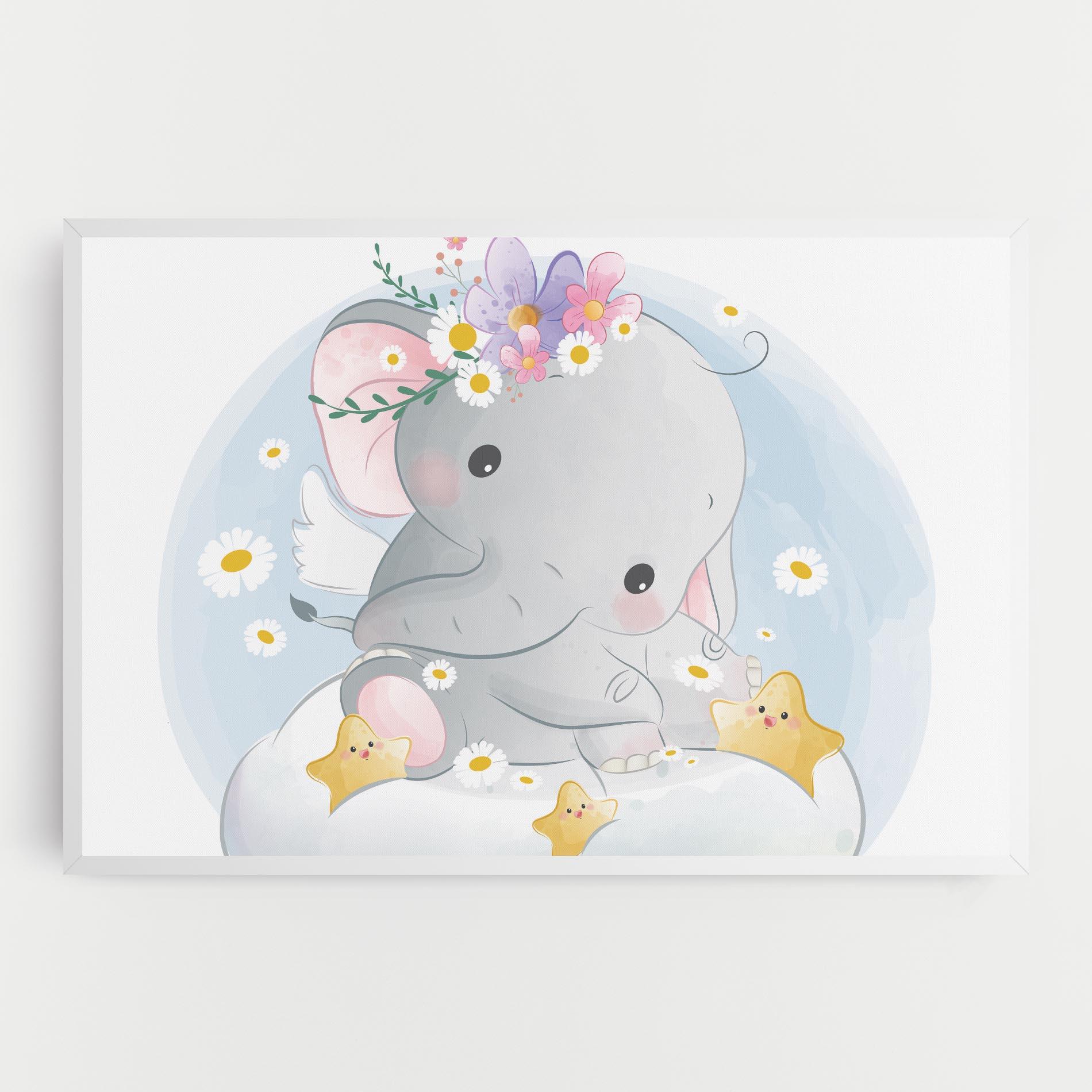 Vászonkép Elephant Stars mockup 0