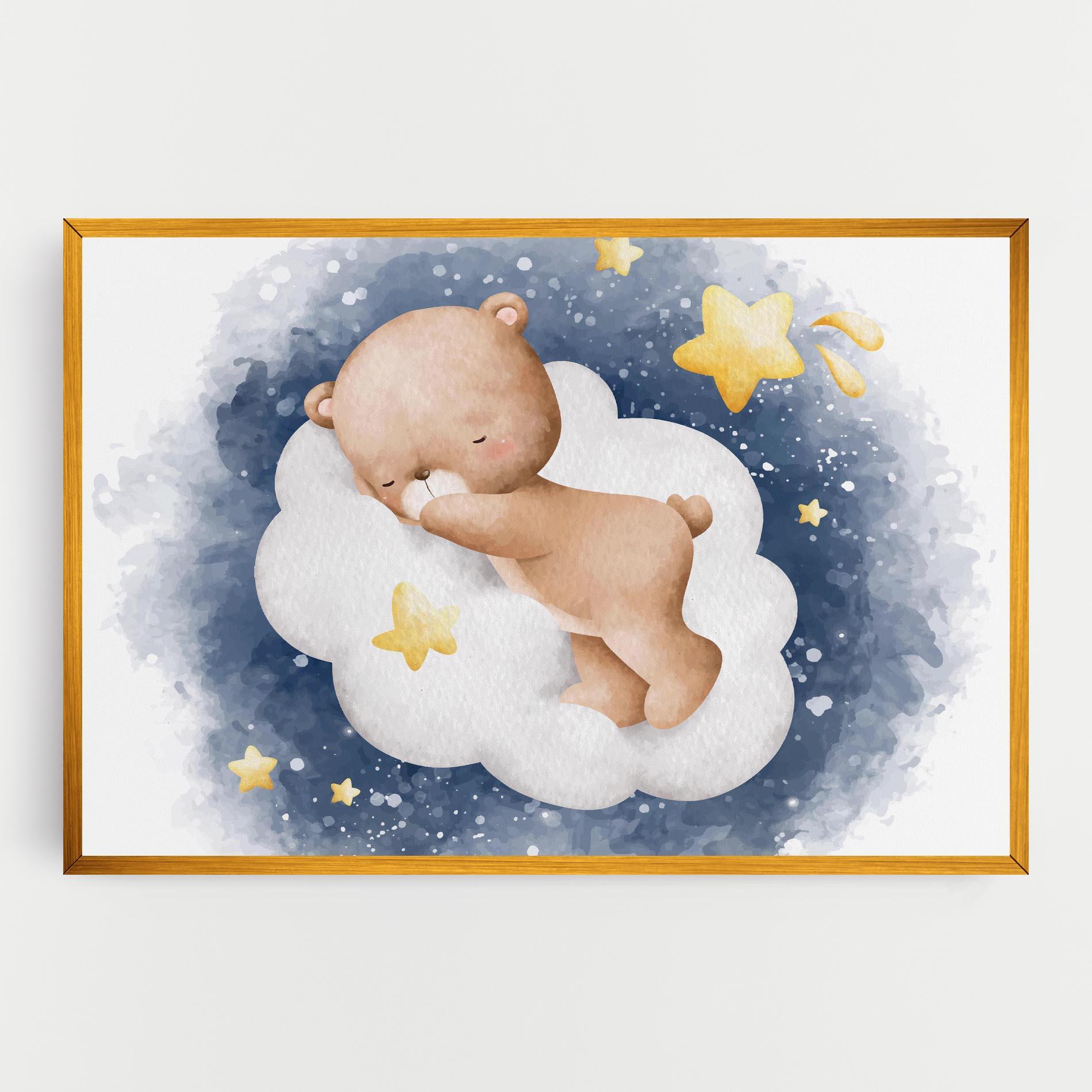 Vászonkép Bear Cloud Sleep mockup 0