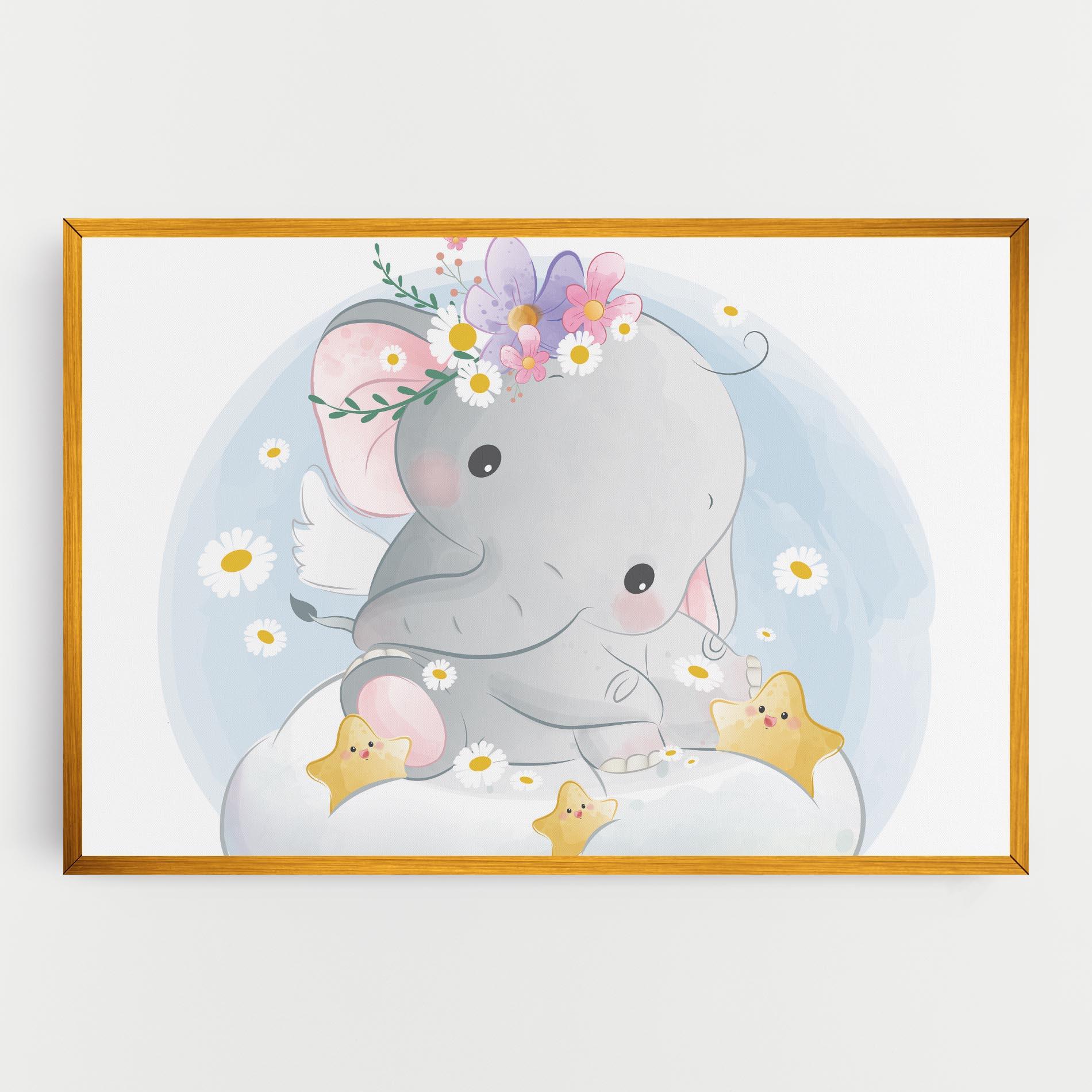 Vászonkép Elephant Stars mockup 0
