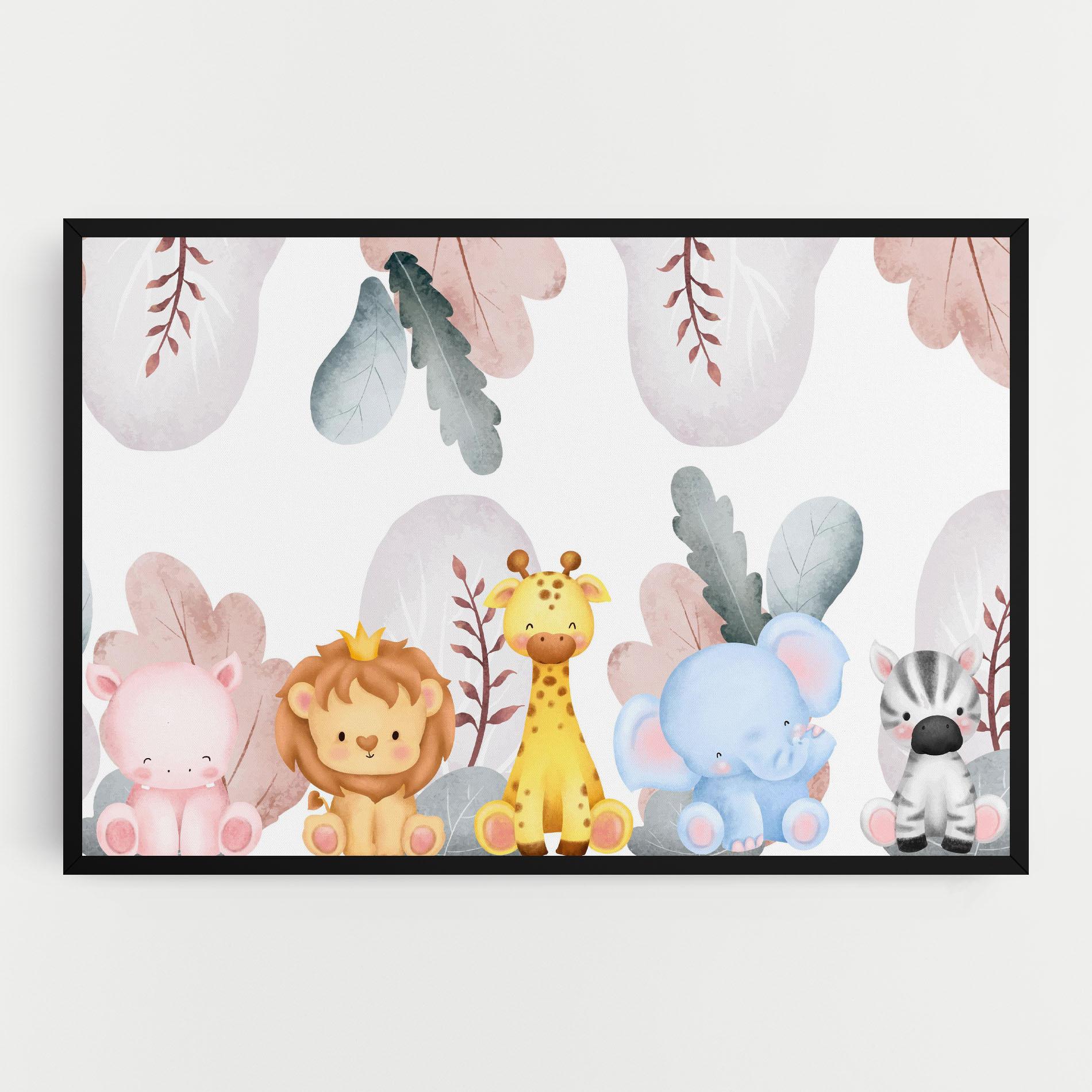 Vászonkép Baby Animals mockup 0