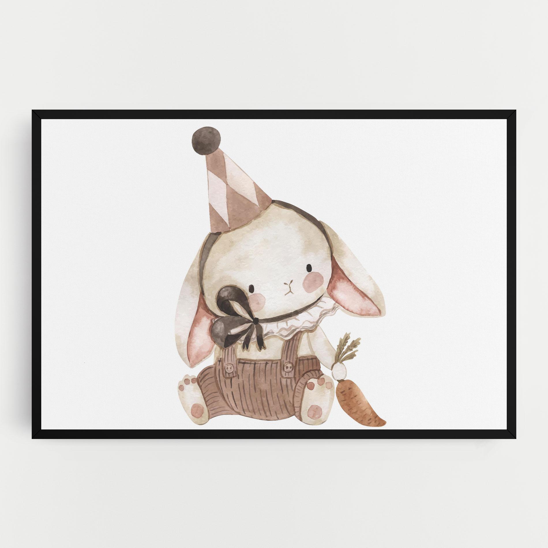 Vászonkép Baby Brown Rabbit mockup 0