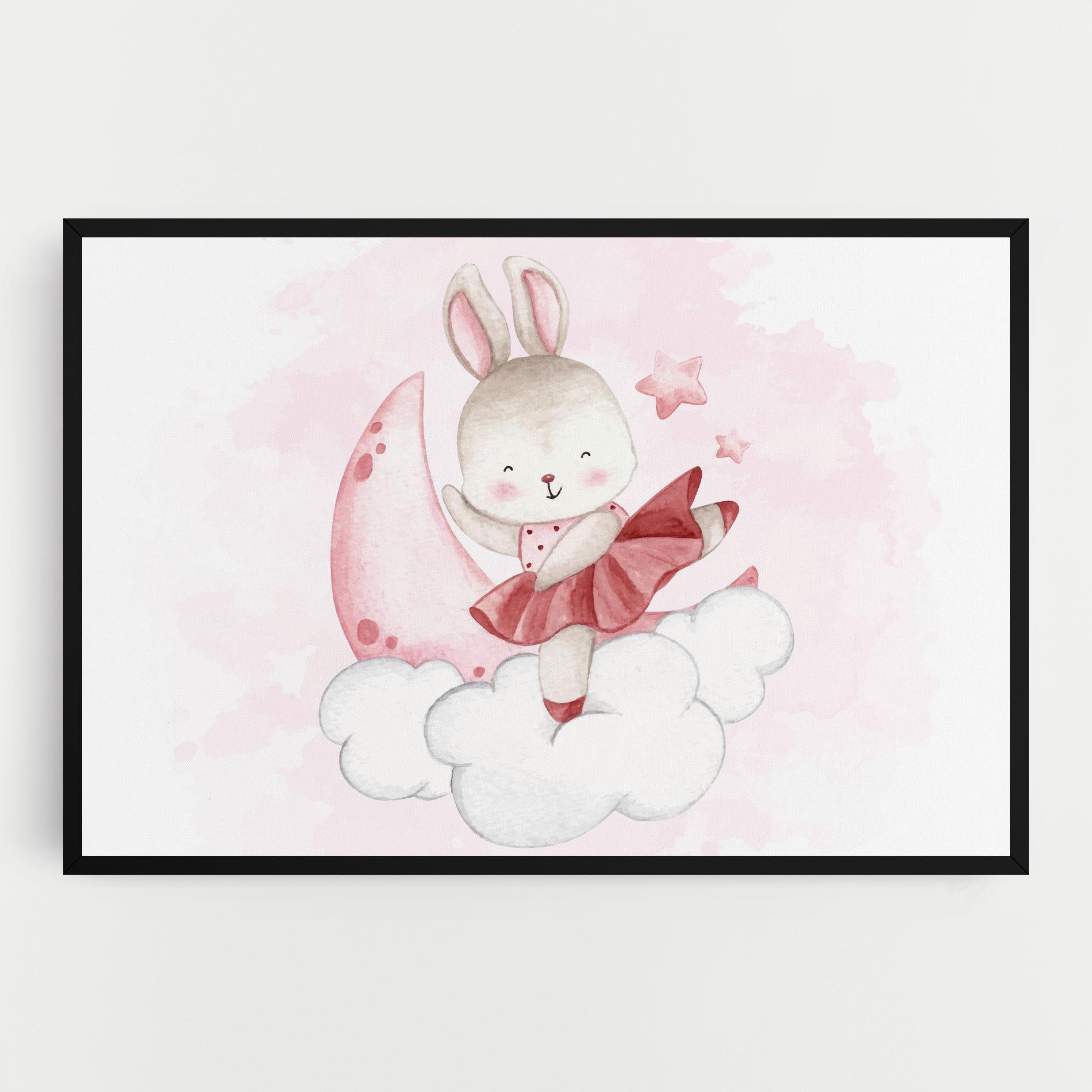 Vászonkép Ballerina Rabbit mockup 0
