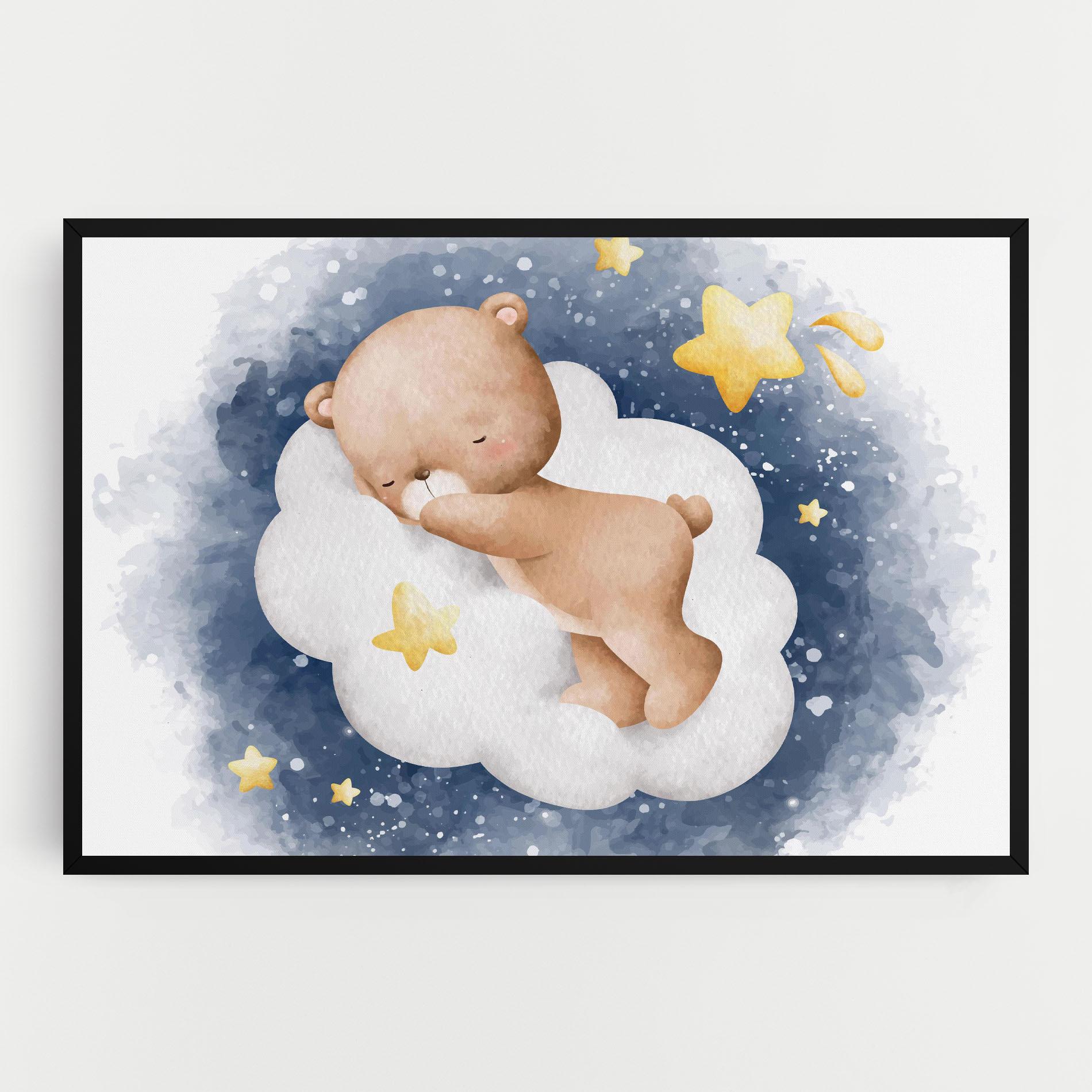 Vászonkép Bear Cloud Sleep mockup 0