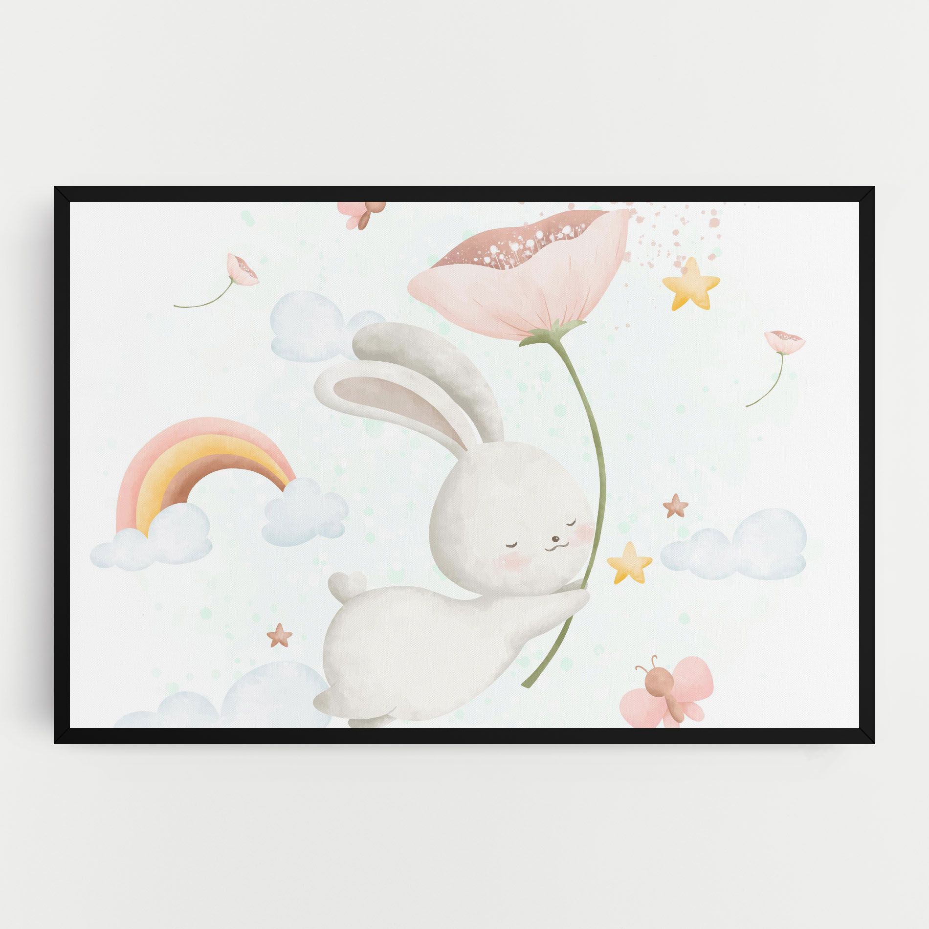 Spring Flower Bunny mockup 0