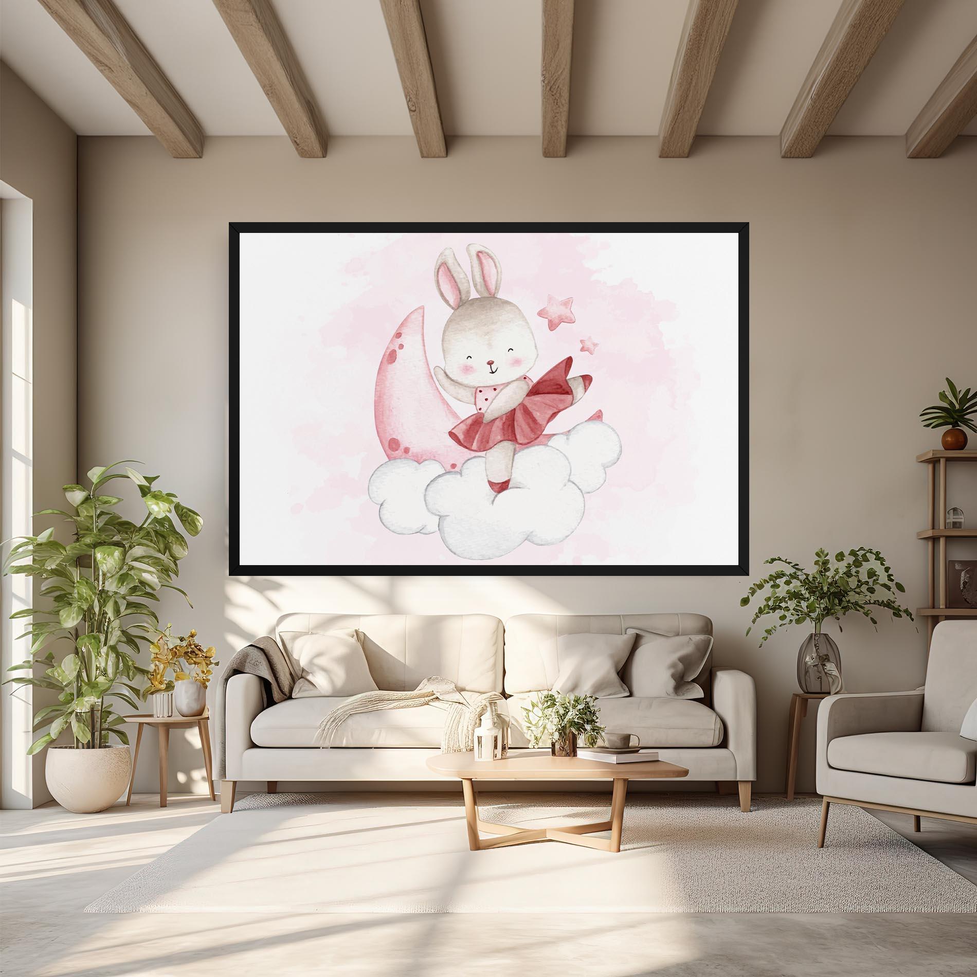 Vászonkép Ballerina Rabbit mockup 6
