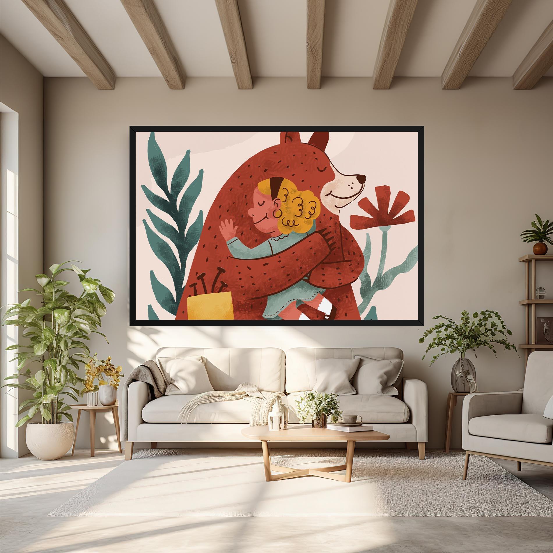 Vászonkép Bear Hug mockup 6