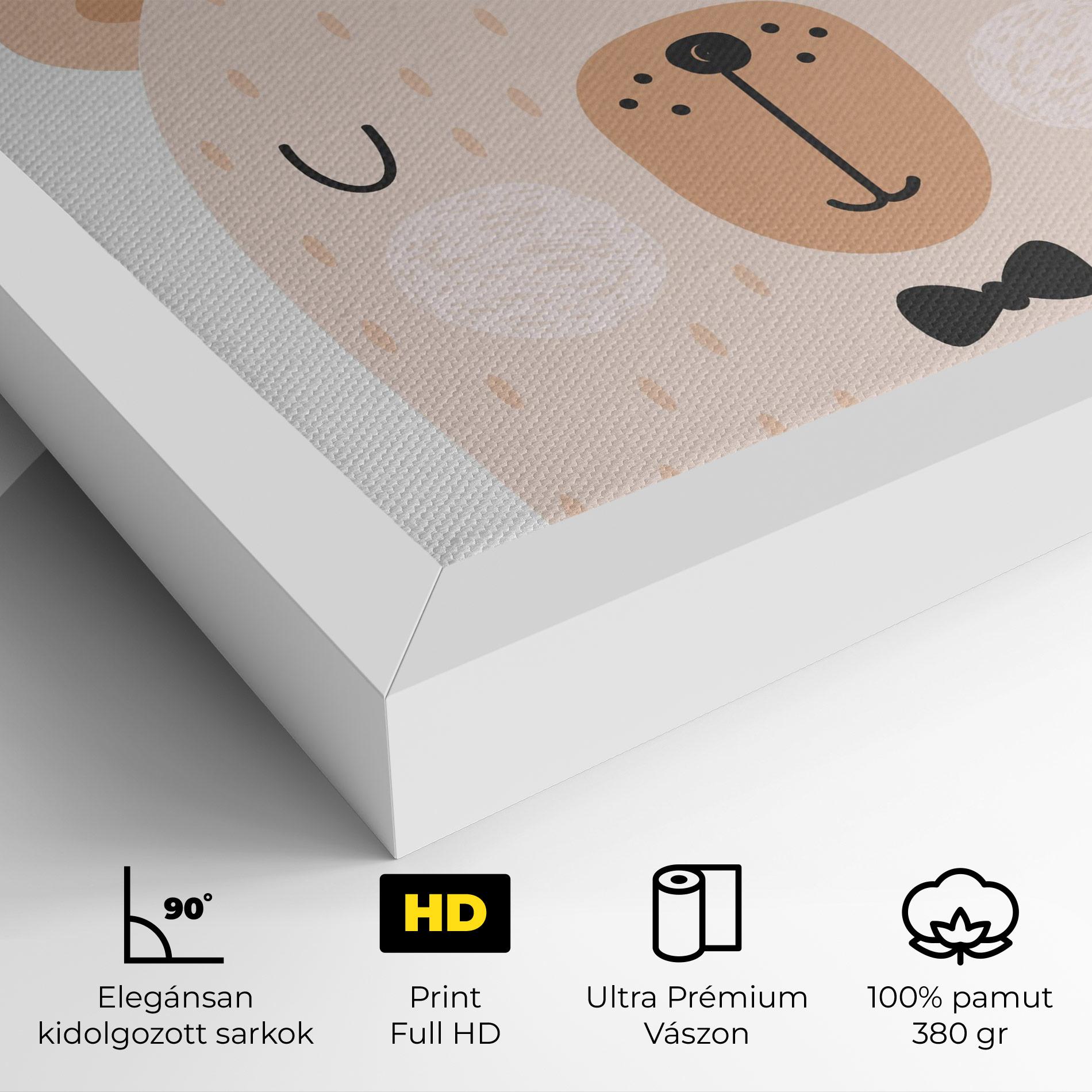 Vászonkép Bear Be Wild mockup 4