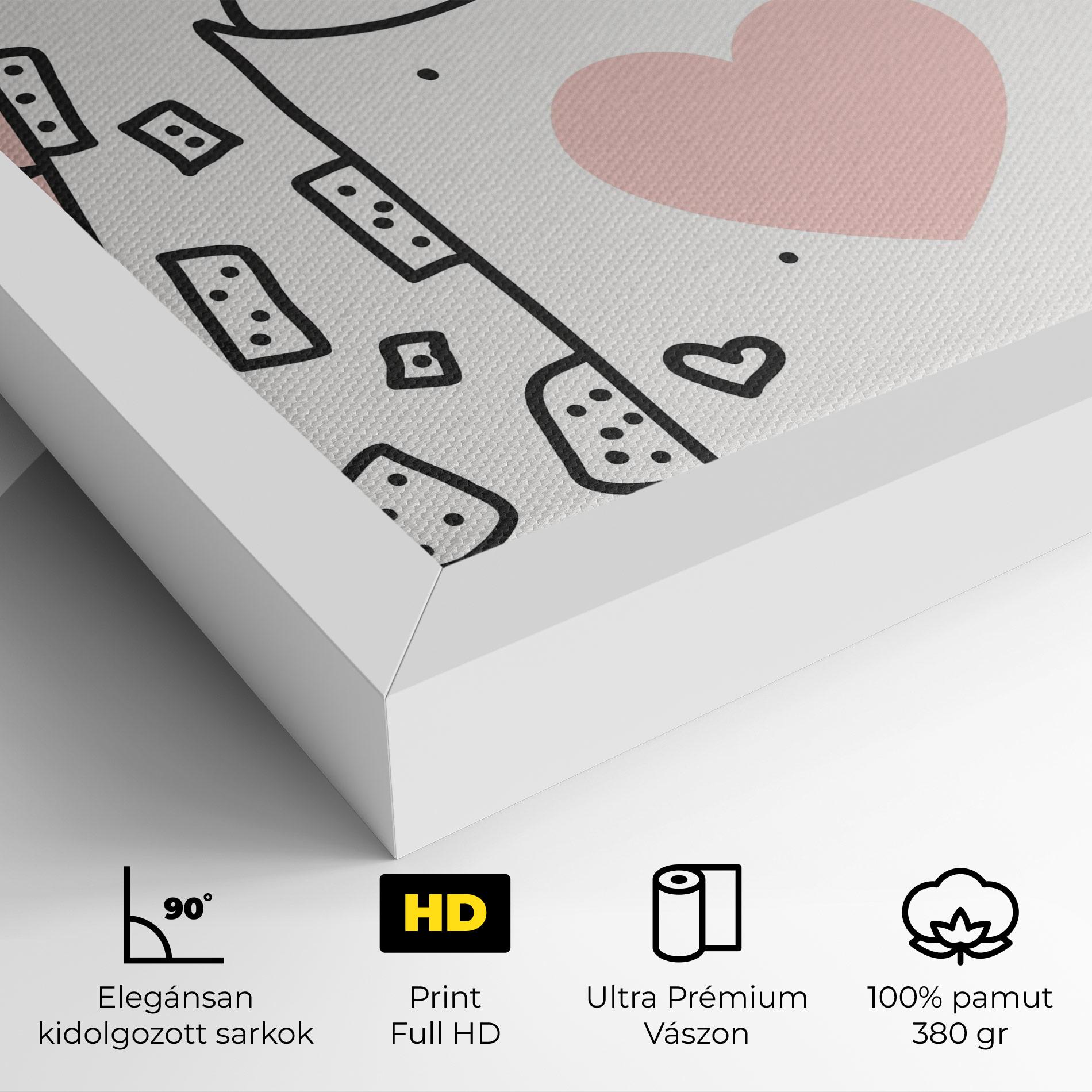 Vászonkép Giraffe Couple mockup 4