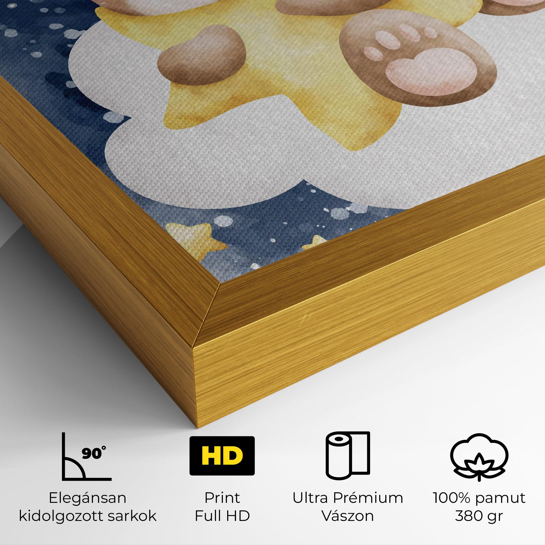 Vászonkép Bear Cloud Star mockup 4