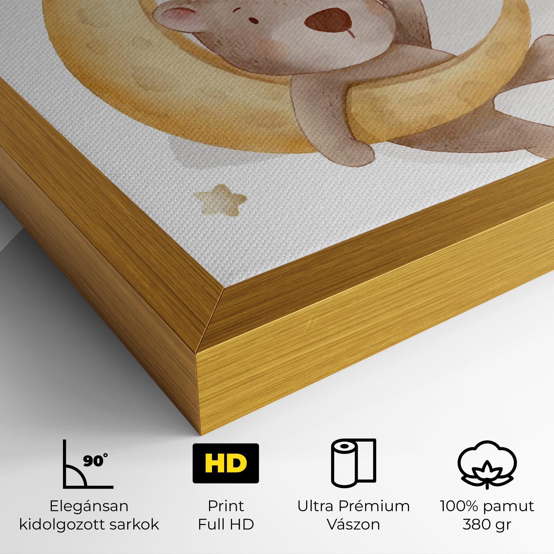 Vászonkép Bear Moon mockup 4