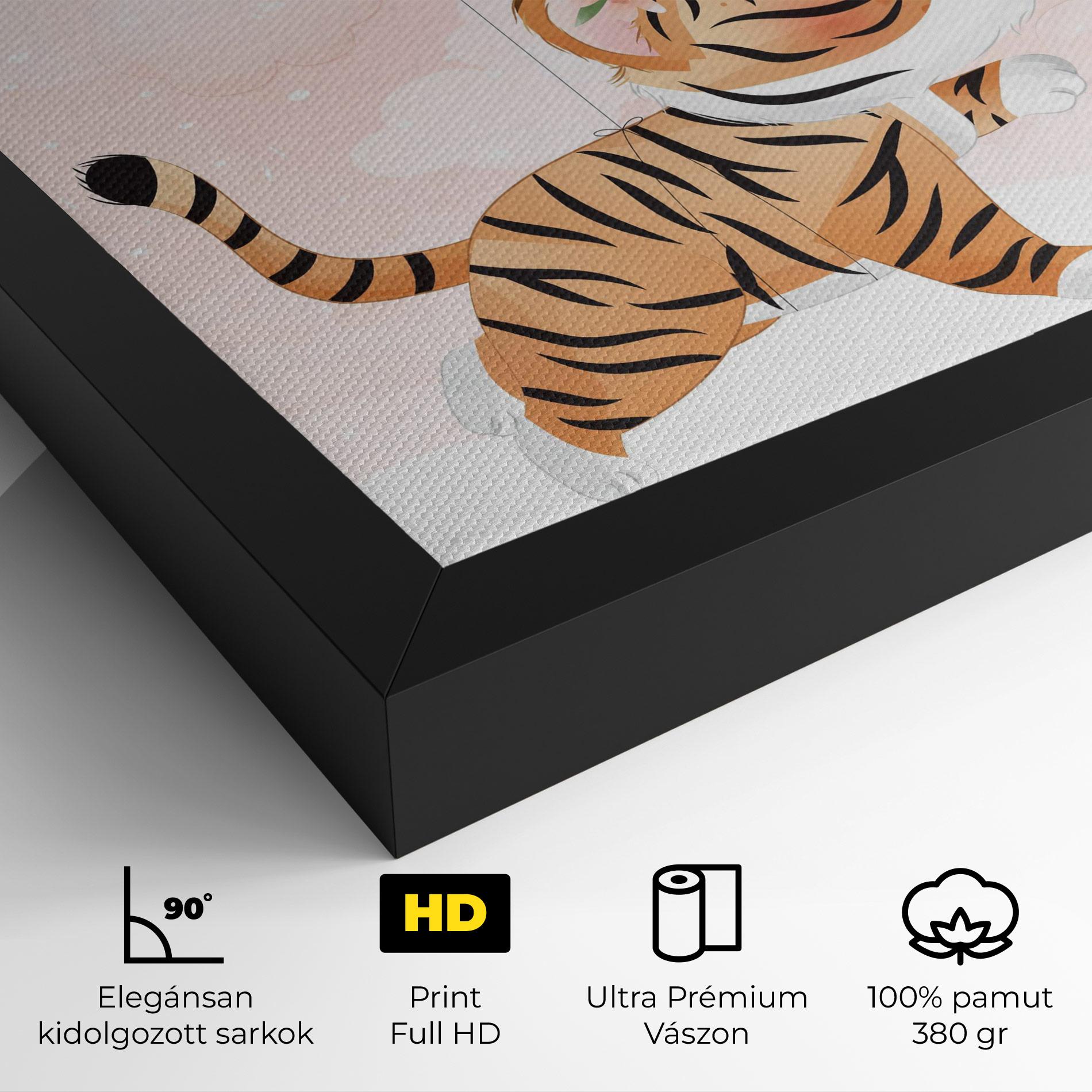 Vászonkép Baby Tiger Art mockup 4