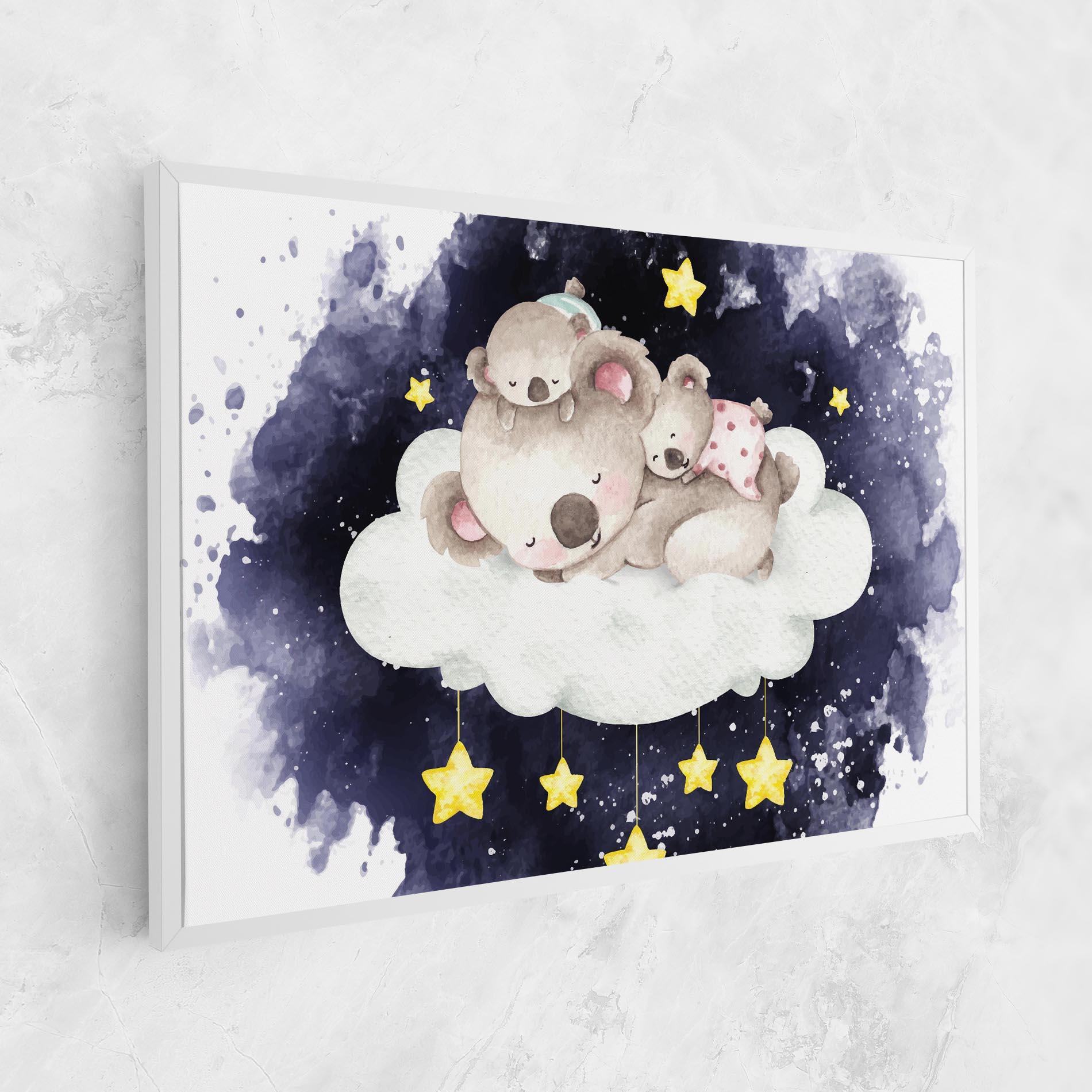 Vászonkép Baby Koala Sleeping mockup 1